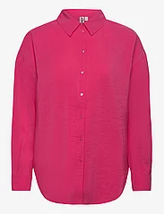 ONLY - ONLIRIS L/S MODAL SHIRT  WVN - langermede skjorter - pink flamb - 0