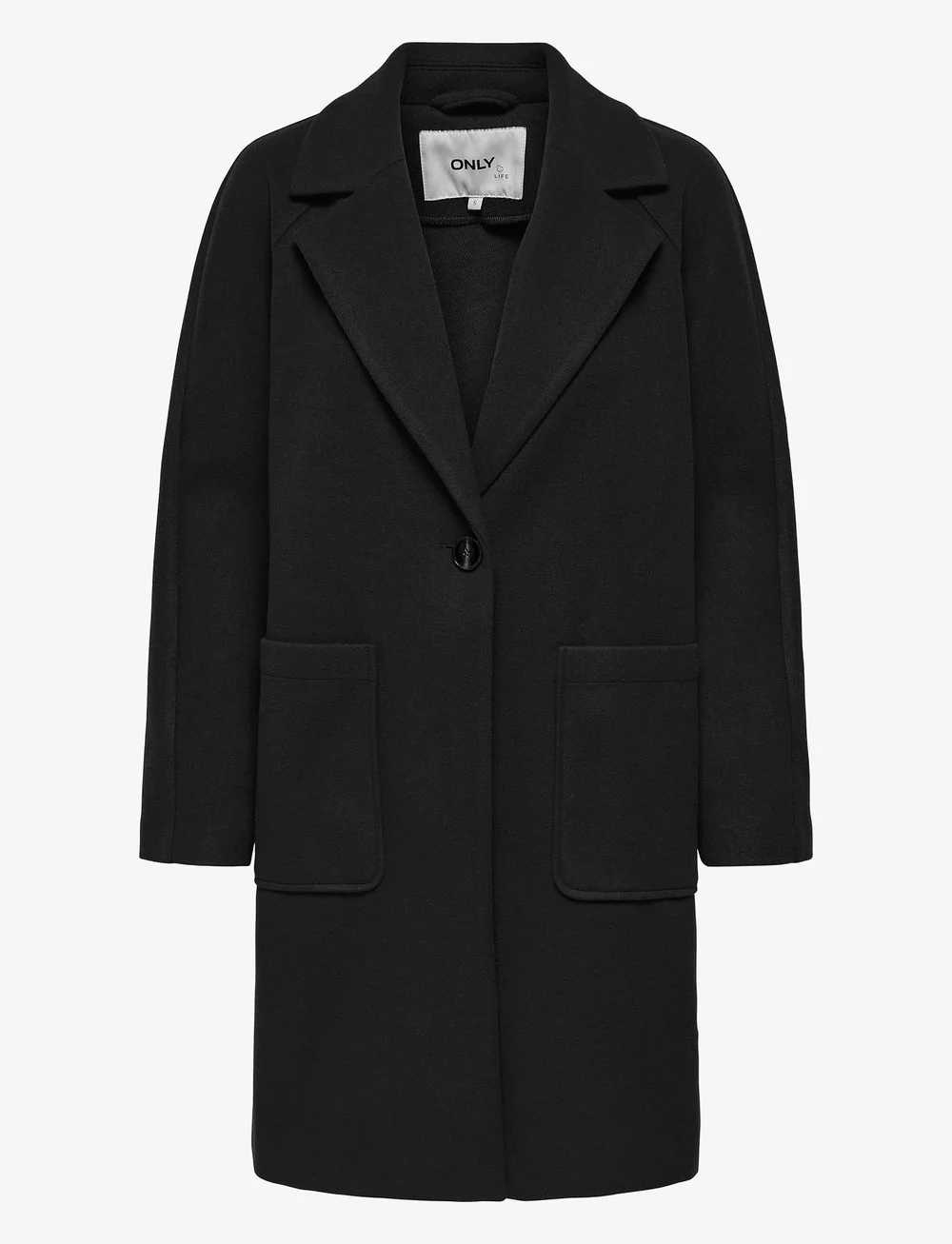 ONLY - ONLNEWVICTORIA LIFE COAT OTW NOOS - mäntel - black - 1