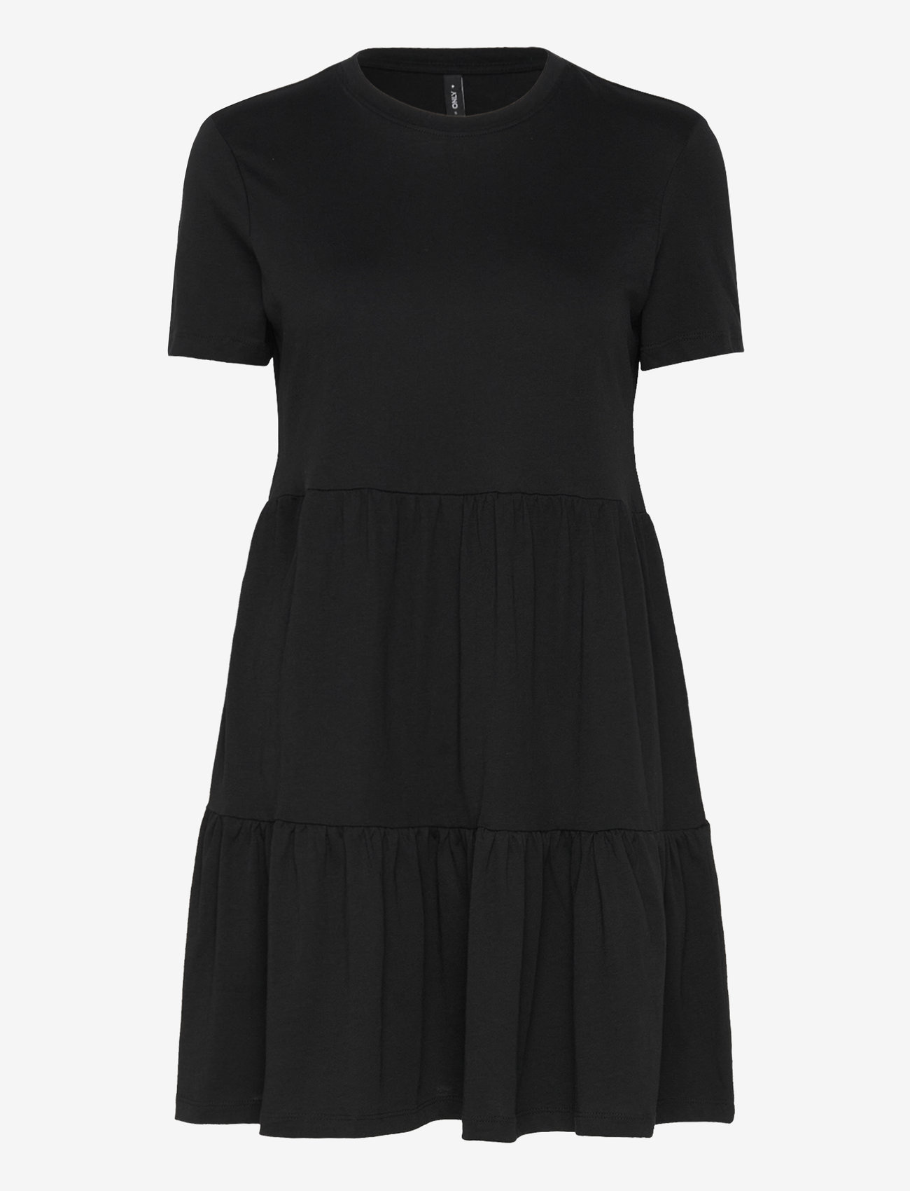 ONLY - ONLMAY LIFE S/S PEPLUM DRESS BOX JRS - sumarkjólar - black - 1