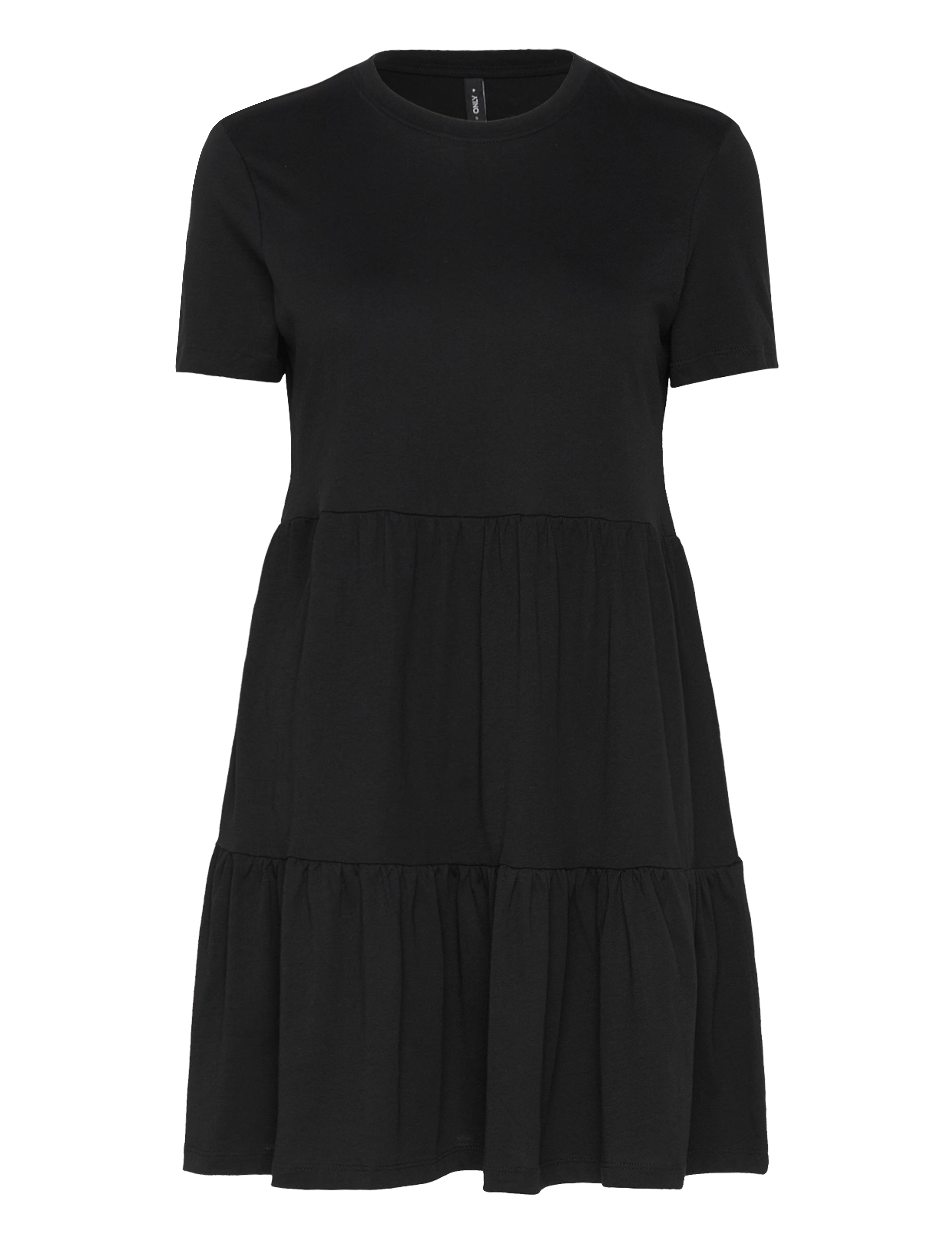 ONLY ONLMAY LIFE S/S PEPLUM DRESS BOX JRS - Kjoler - BLACK / black