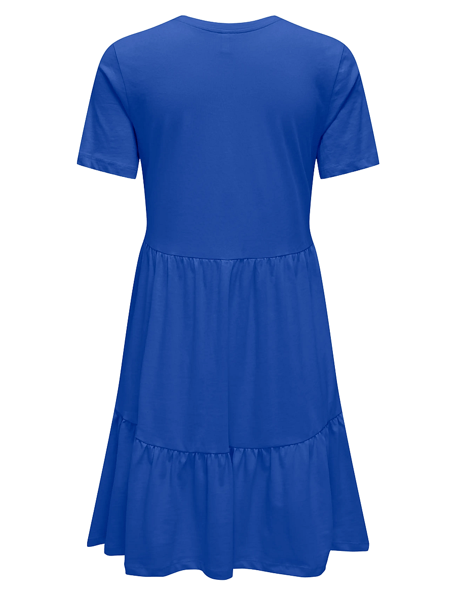 ONLY - ONLMAY LIFE S/S PEPLUM DRESS BOX JRS - robes d'été - dazzling blue - 2