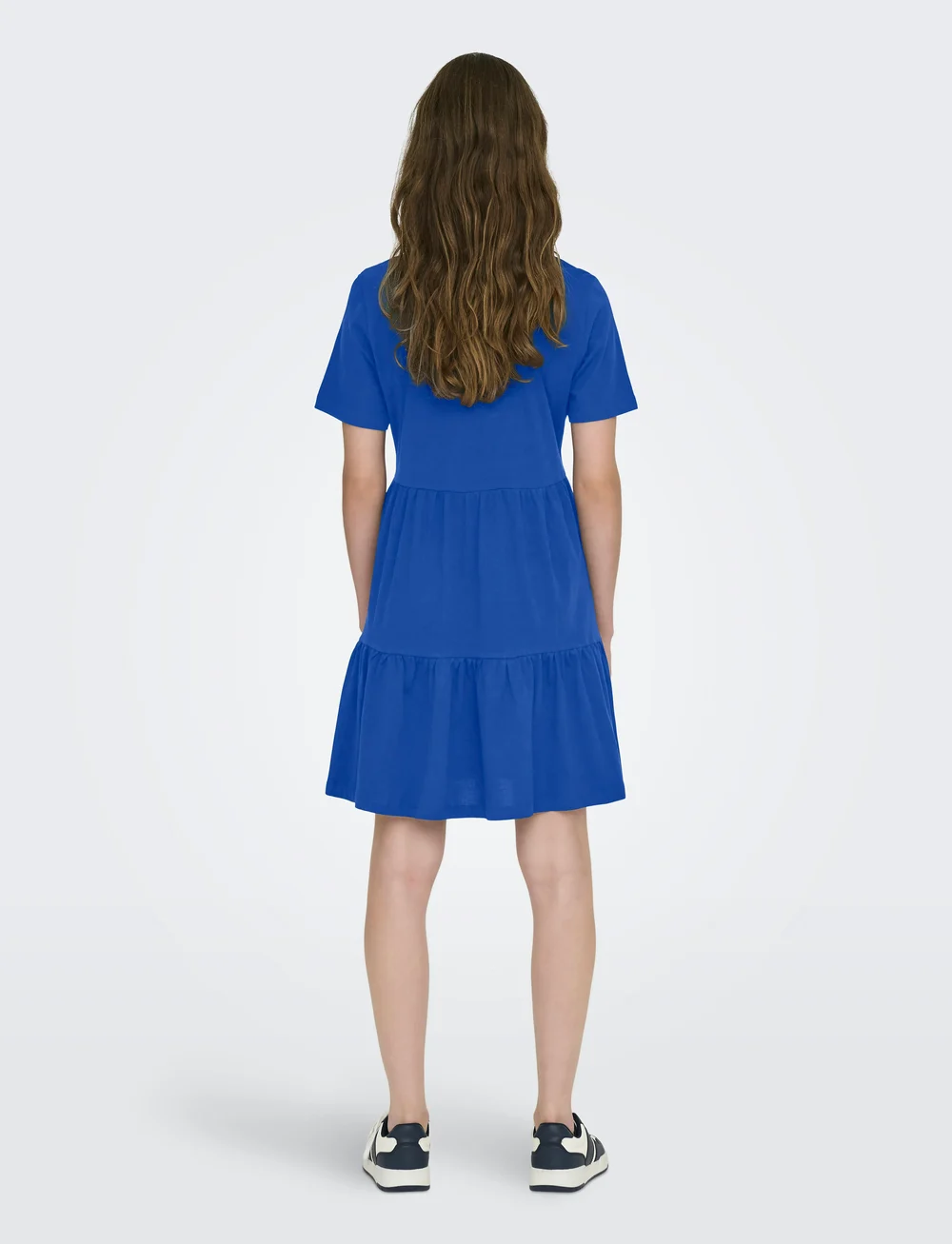 ONLY - ONLMAY LIFE S/S PEPLUM DRESS BOX JRS - sommerkjoler - dazzling blue - 3