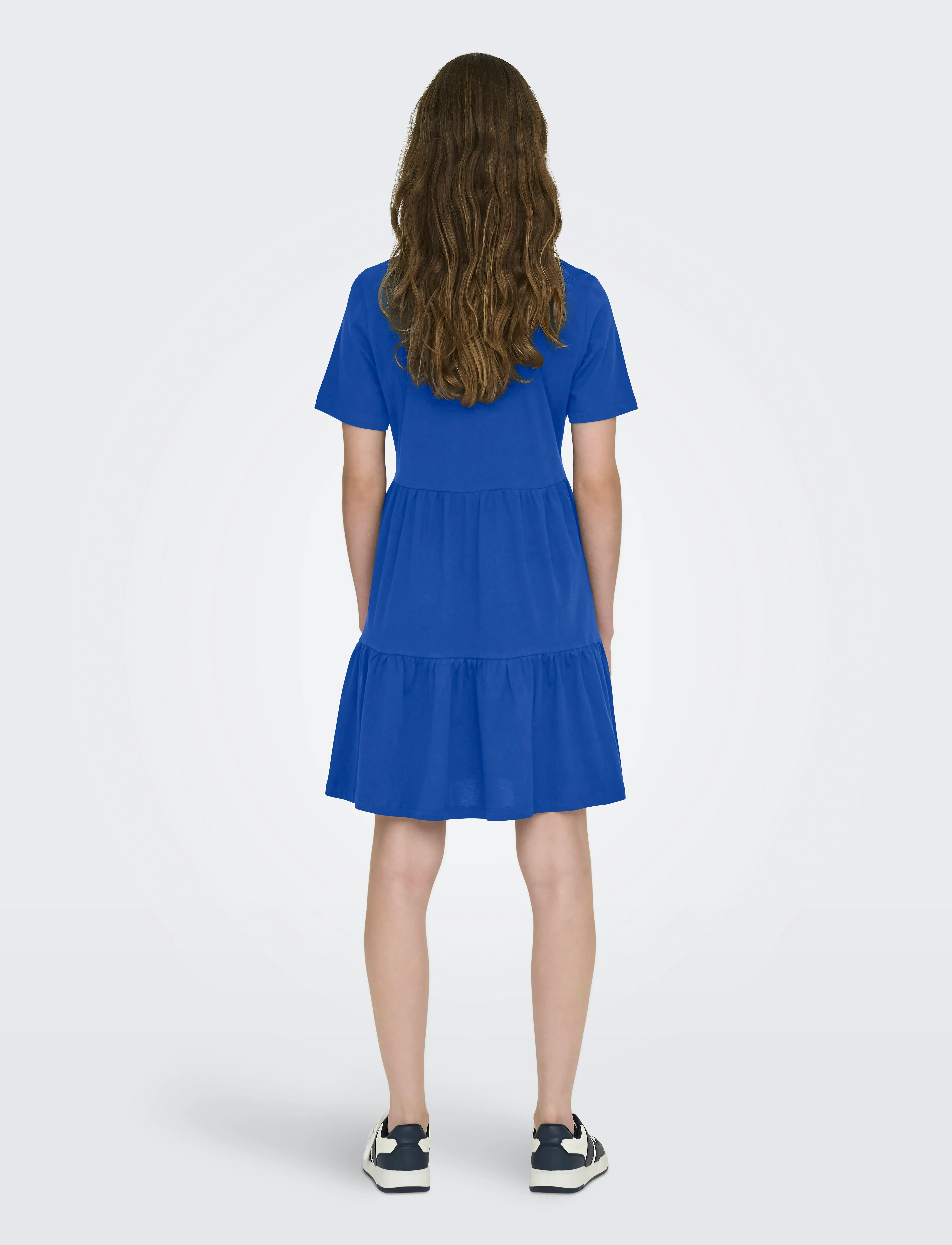 ONLY - ONLMAY LIFE S/S PEPLUM DRESS BOX JRS - robes d'été - dazzling blue - 3