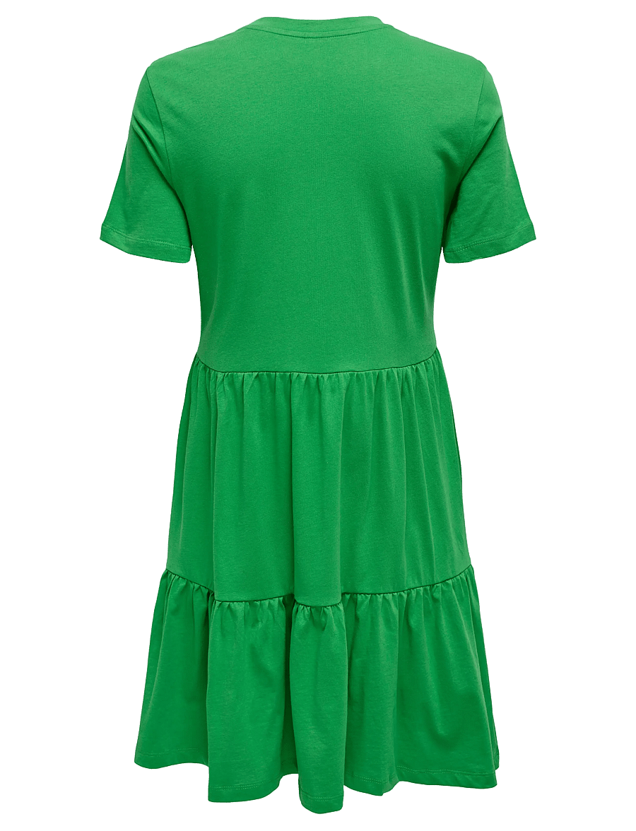 ONLY - ONLMAY LIFE S/S PEPLUM DRESS BOX JRS - sommerkleider - green bee - 2