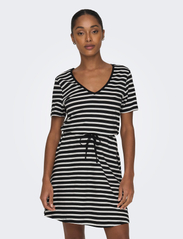 ONLY - ONLMAY S/S V-NECK SHORT DRESS JRS NOOS - lowest prices - black - 2