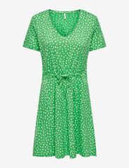ONLMAY S/S V-NECK SHORT DRESS JRS NOOS - KELLY GREEN