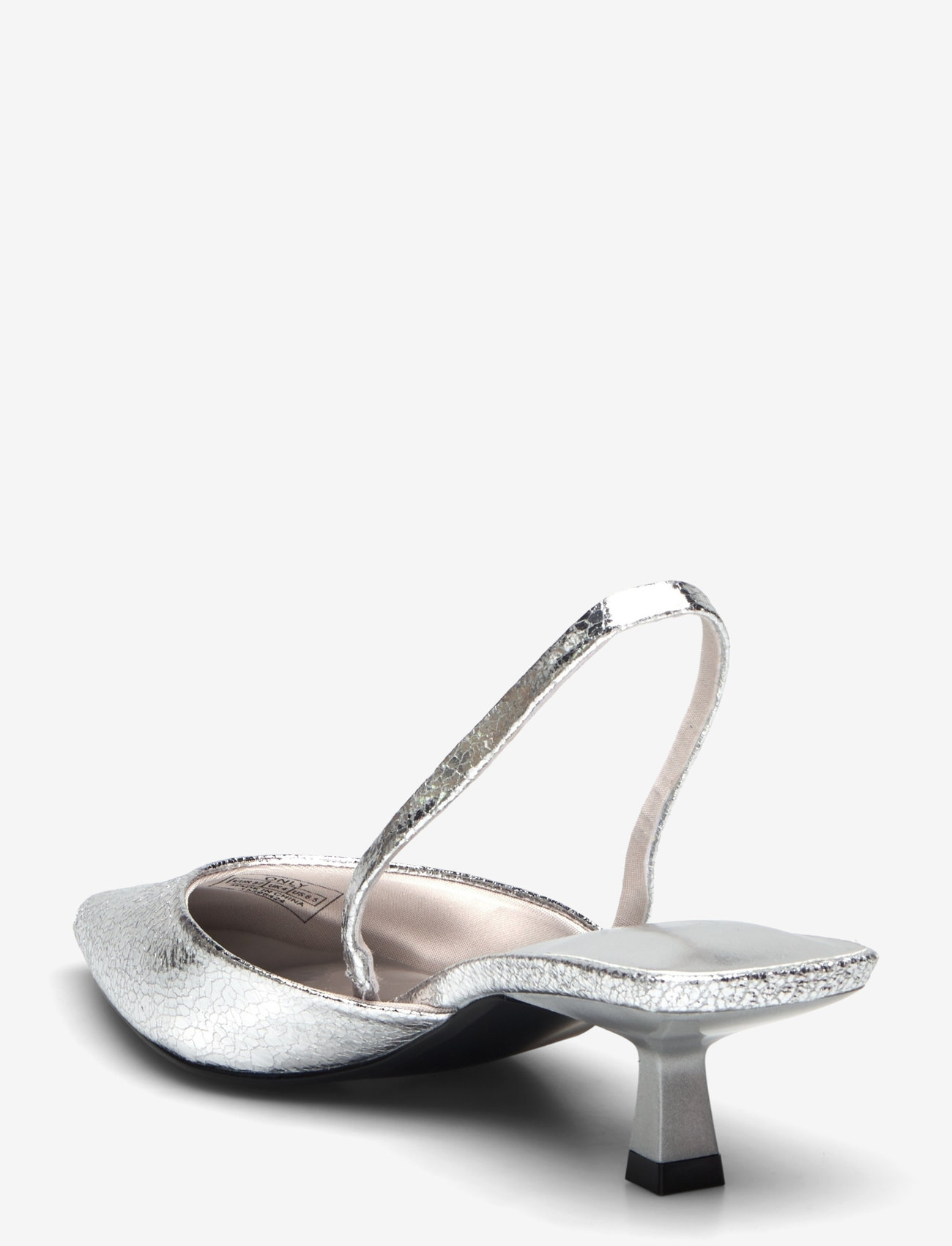 ONLY - ONLCOCO-4  PU SLINGBACK - NOOS - kvinnor - silver - 2