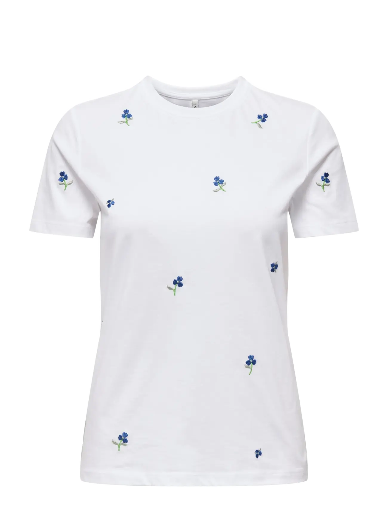 ONLY ONLKETTY S/S O-NECK TOP JRS NOOS - T-shirts & Toppe - BRIGHT WHITE / white