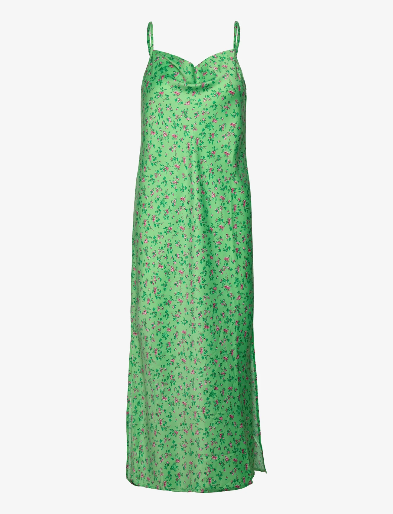 ONLY - ONLJANE SINGLET MIDI DRESS PTM - sukienki na ramiączkach - summer green - 0