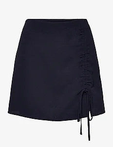 ONLNOVA LUX MAY RUCHING SKIRT SOLID PTM, ONLY