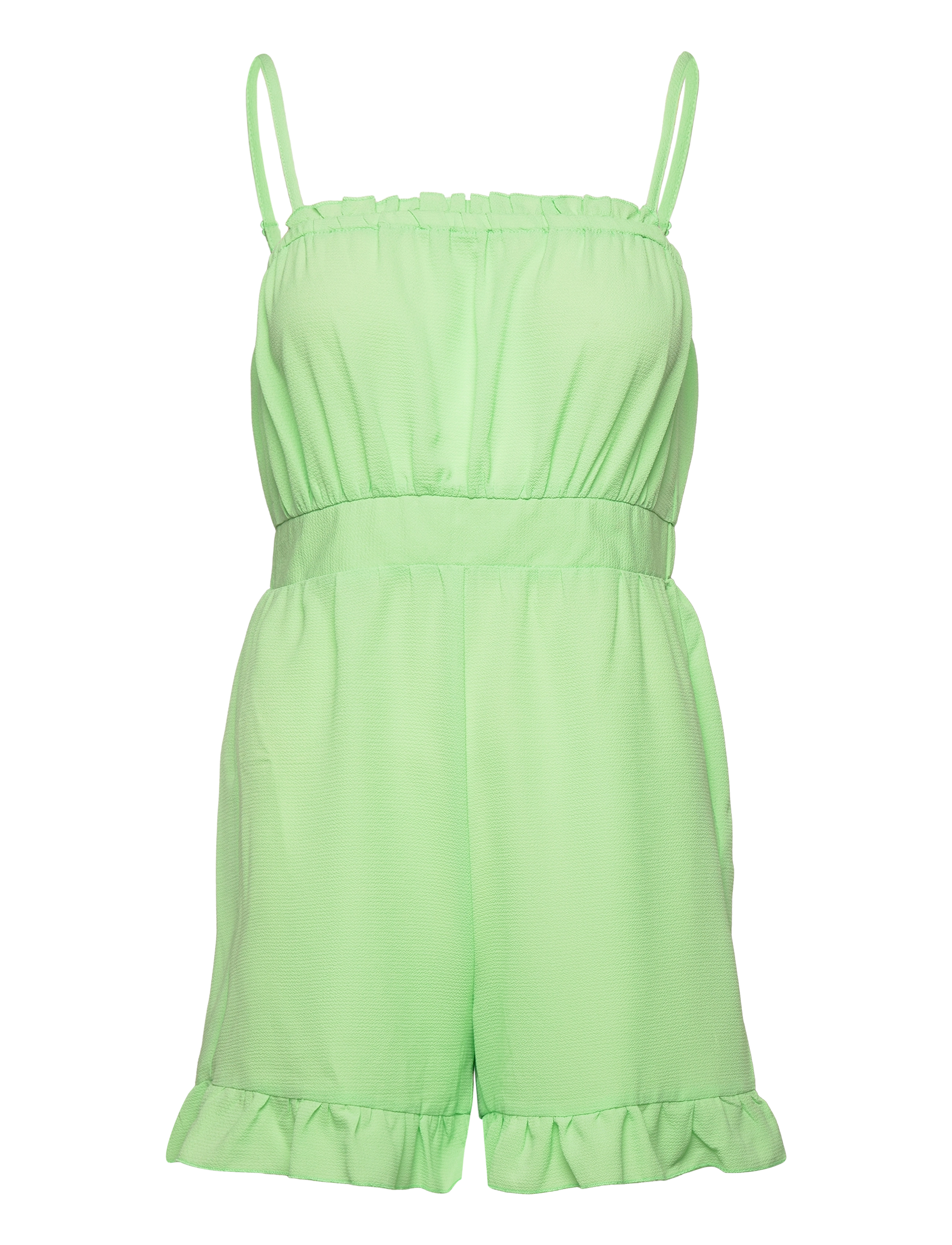 ONLY Onlnova Lux Strap Meg Playsuit Solid Ptm Grün - XS - Damen