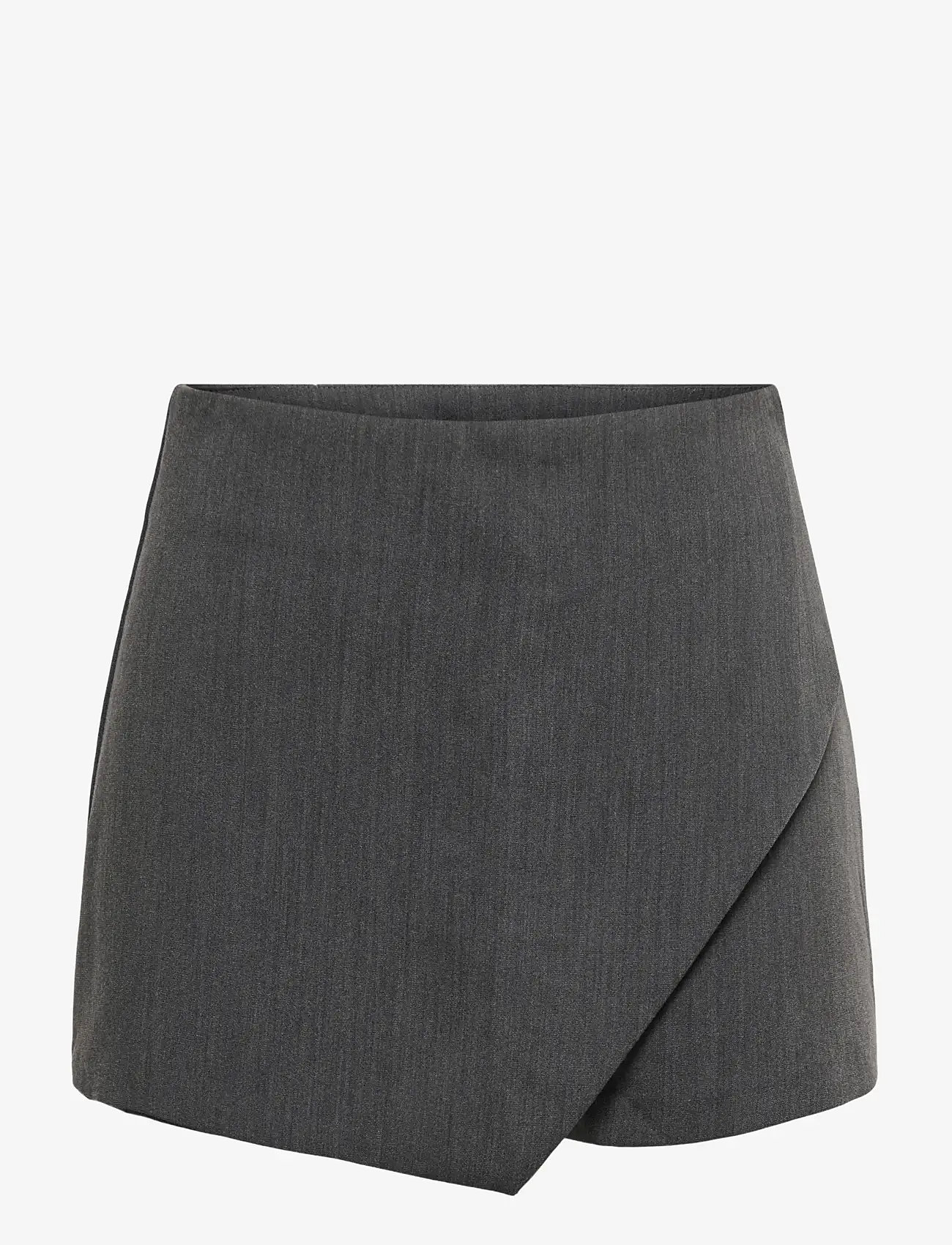 ONLY - ONLMIST-YASMINE WRAP SKORT TLR NOOS - dark grey melange - 1