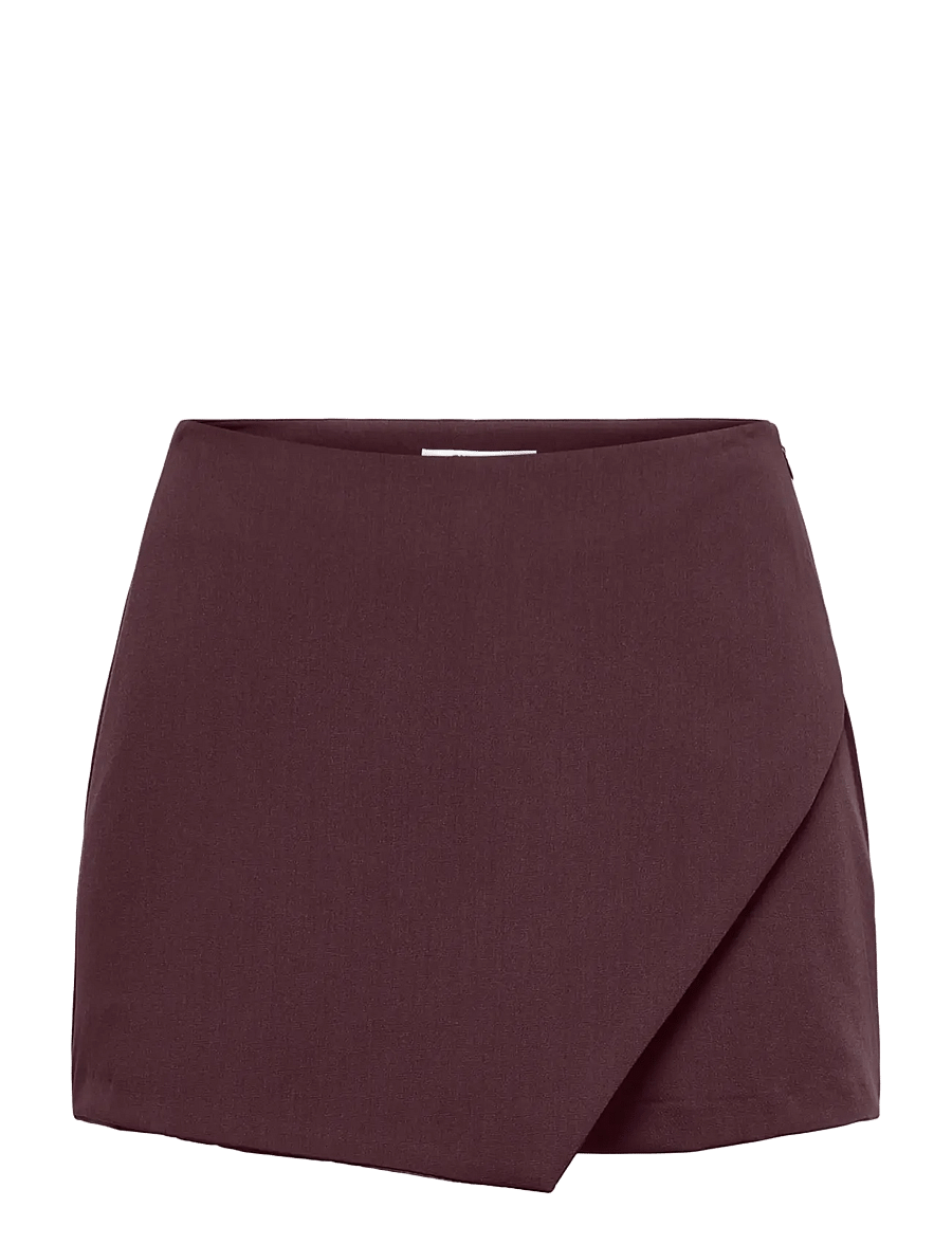 ONLY - ONLMIST-YASMINE WRAP SKORT TLR NOOS - slå-om-nederdele - fudge - 1