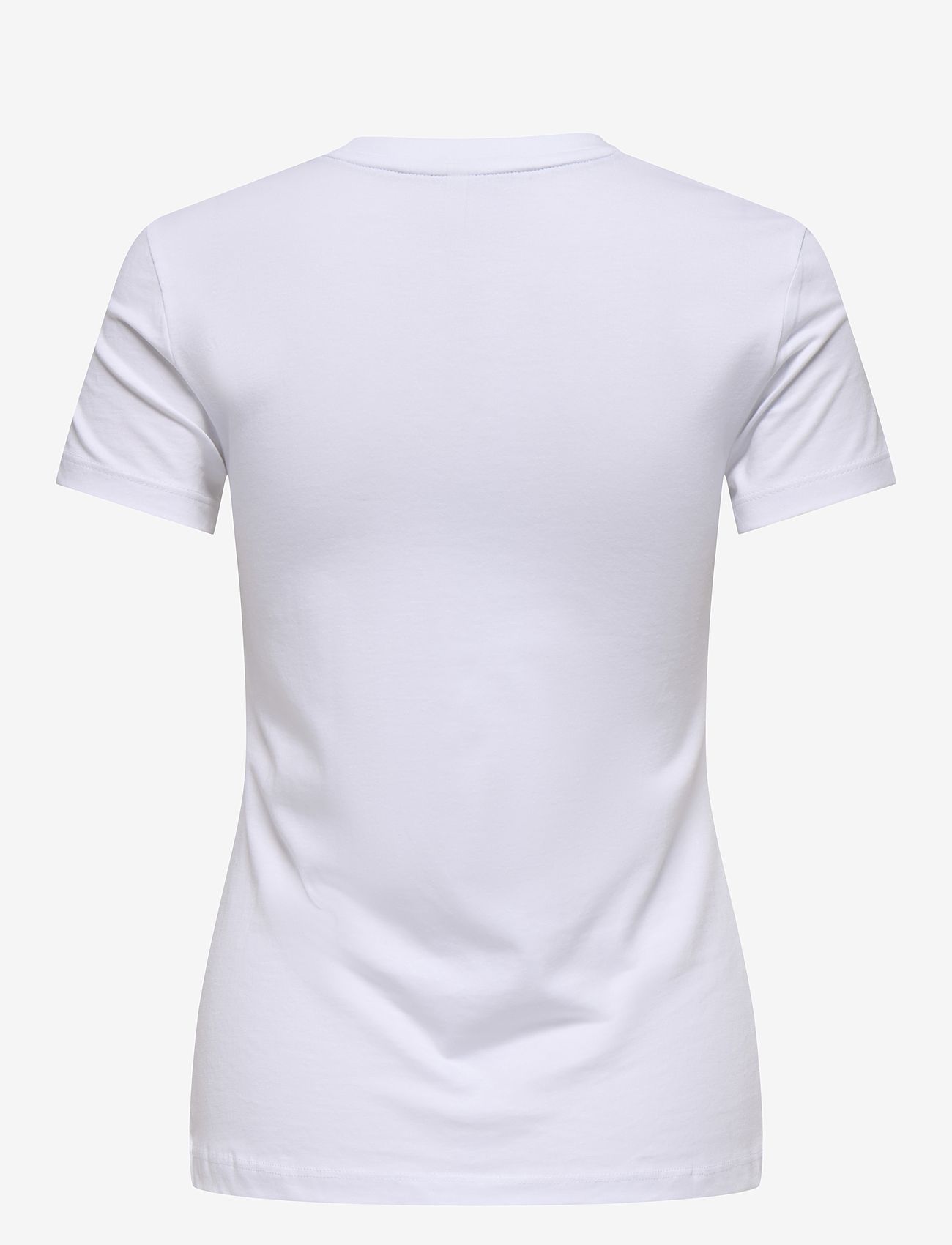 ONLY - ONLVIBE LIFE S/S GLASSES TOP BOX JRS - t-paidat - bright white - 2