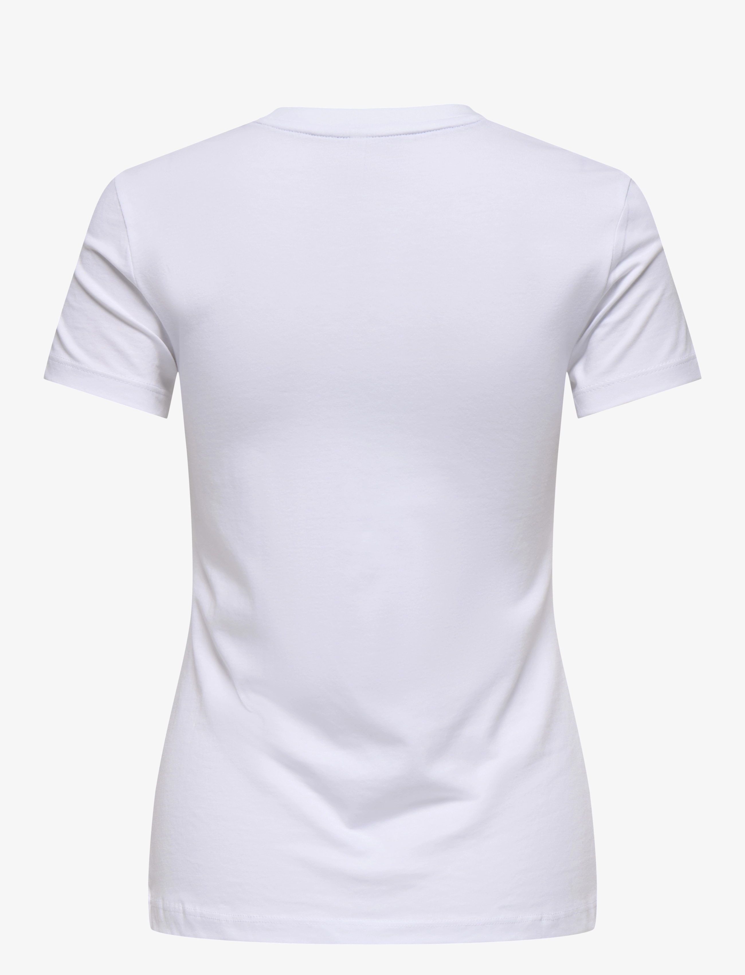 ONLY - ONLVIBE LIFE S/S GLASSES TOP BOX JRS - t-särgid - bright white - 2