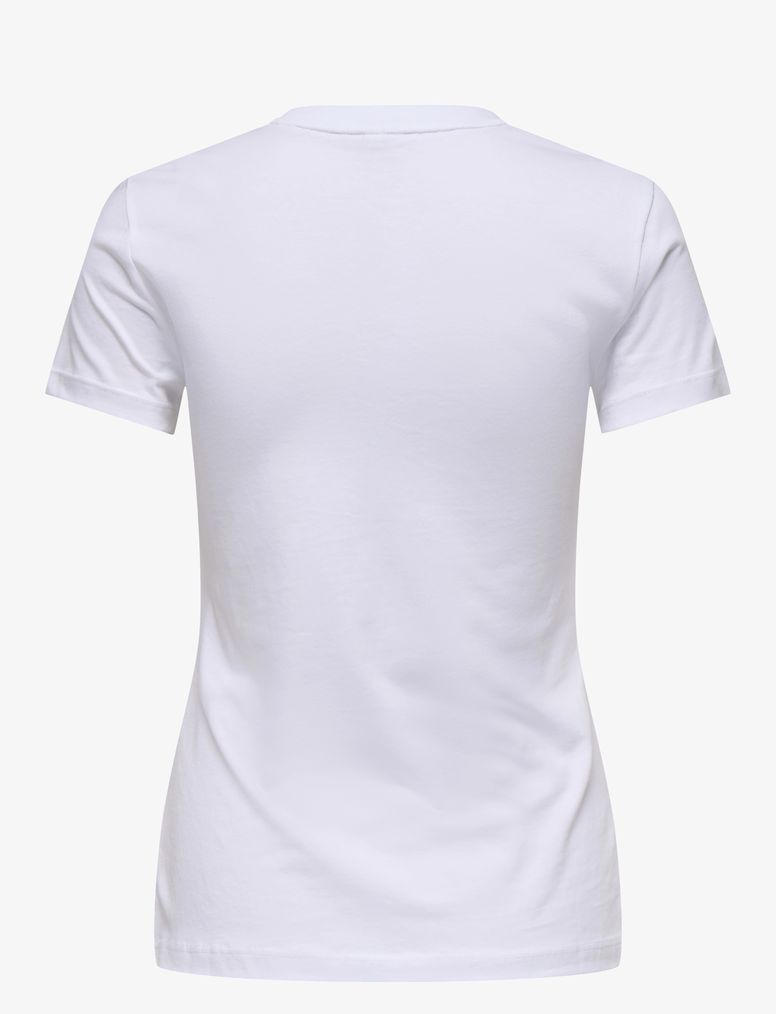 ONLY - ONLVIBE LIFE S/S GLASSES TOP BOX JRS - t-shirts - bright white - 2