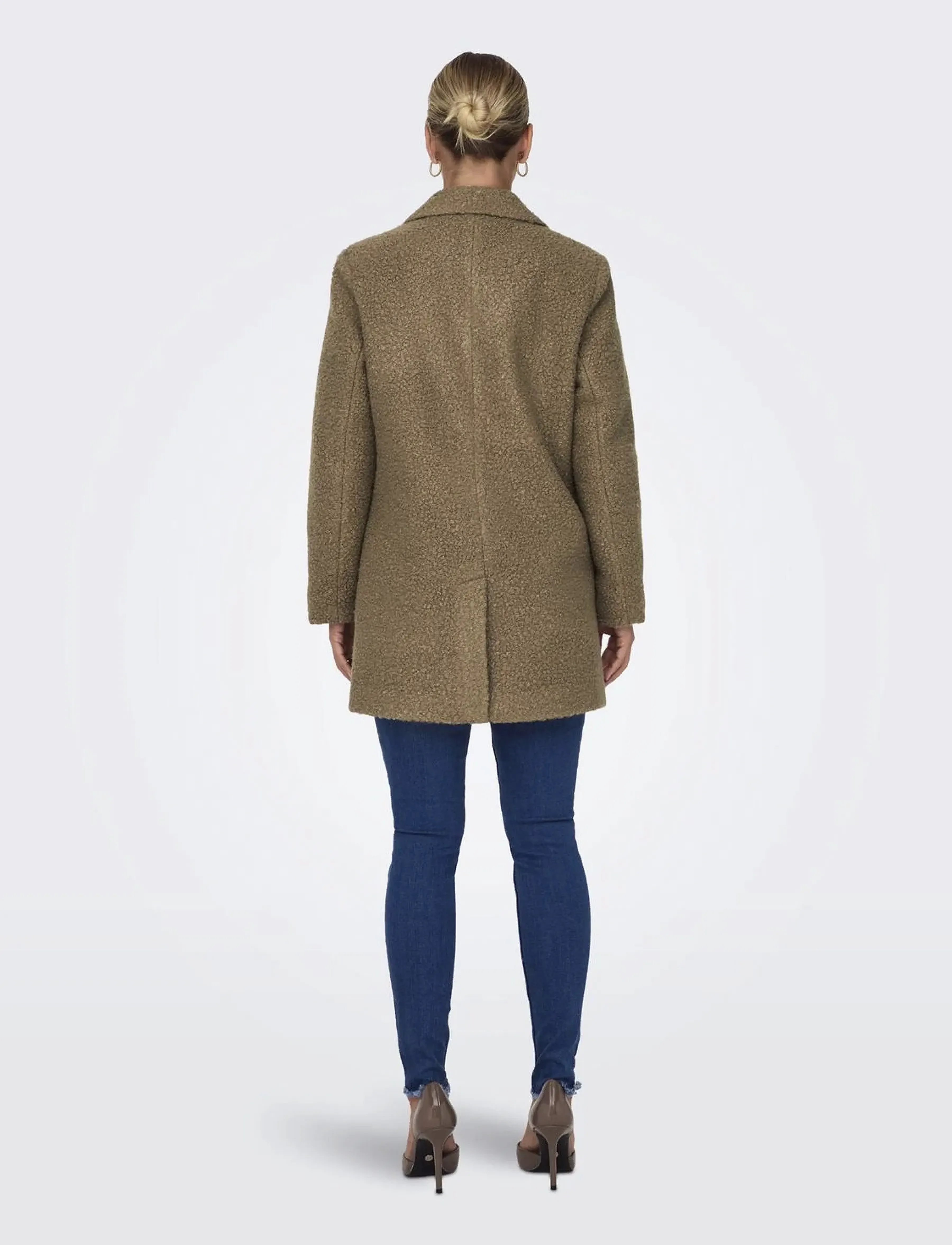 ONLY - ONLPIPER BOSTON BLAZER CC OTW - overtøj - otter - 4
