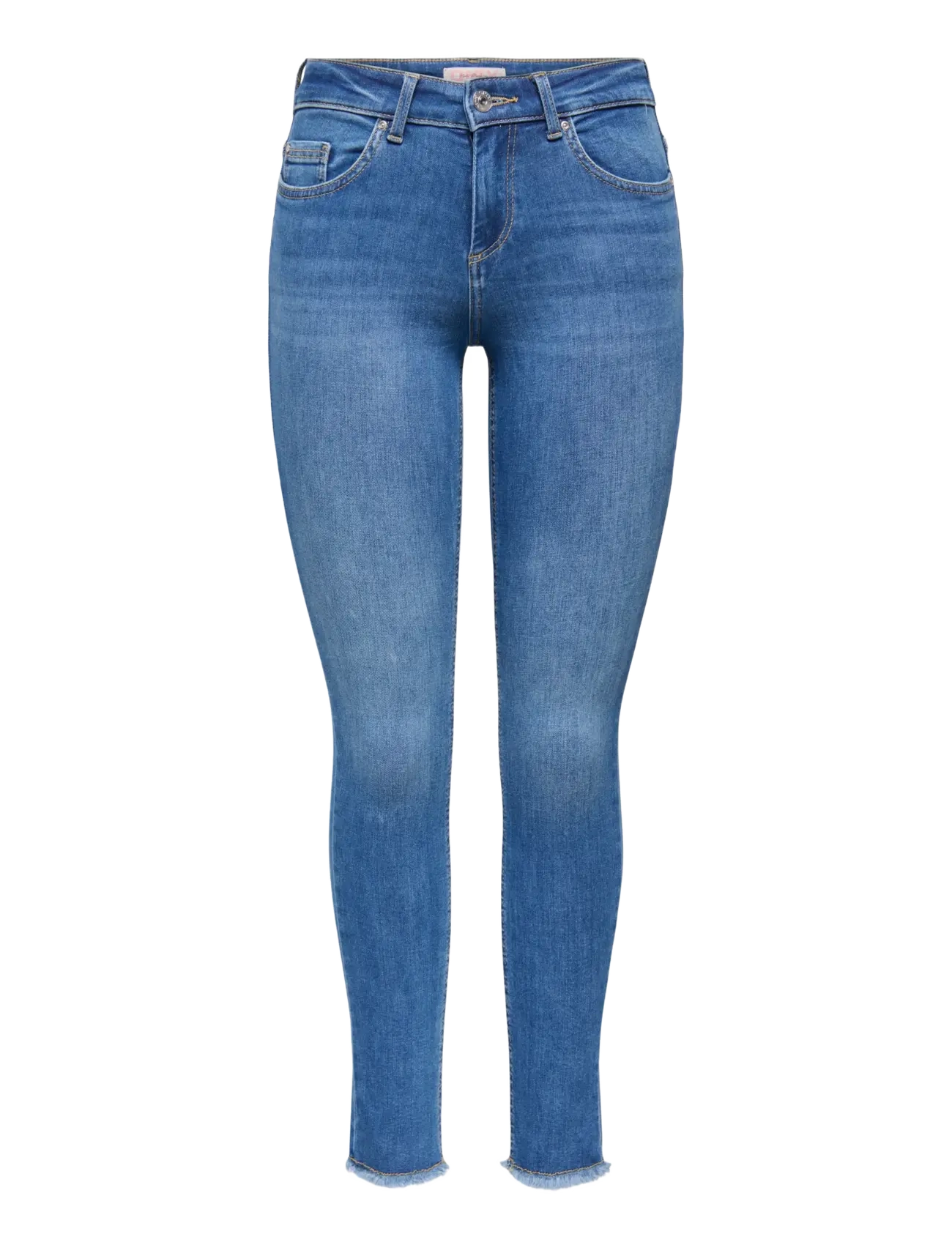 ONLY Onlblush Mid Sk Ank Rw Dnm Rea1319 Noos Blau - XLx34 - Damen