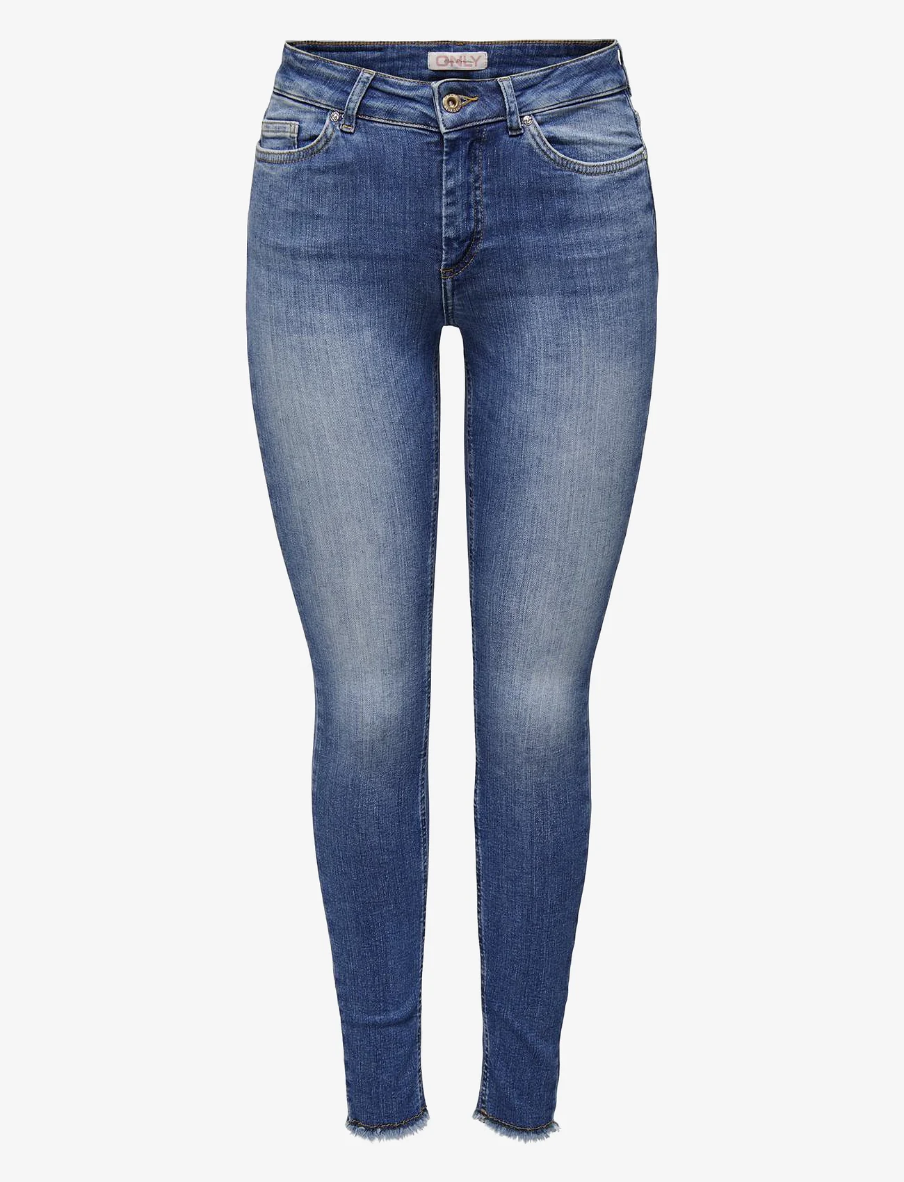 ONLY - ONLBLUSH MID SK ANK RW DNM REA1319 NOOS - skinny jeans - medium blue denim - 0