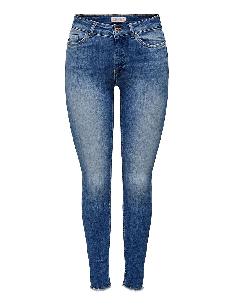 ONLY - ONLBLUSH MID SK ANK RW DNM REA1319 NOOS - skinny jeans - medium blue denim - 1