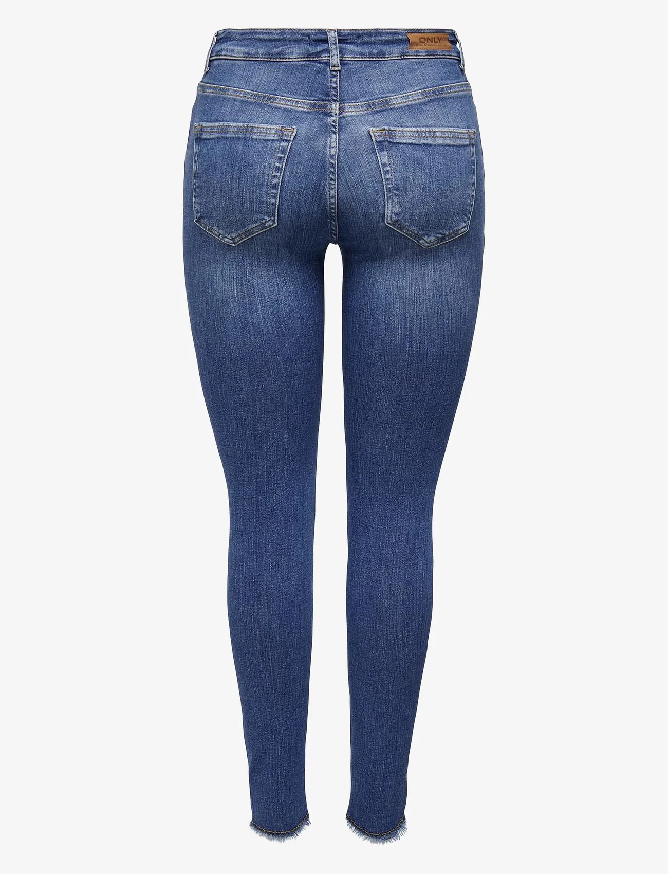 ONLY - ONLBLUSH MID SK ANK RW DNM REA1319 NOOS - skinny jeans - medium blue denim - 1