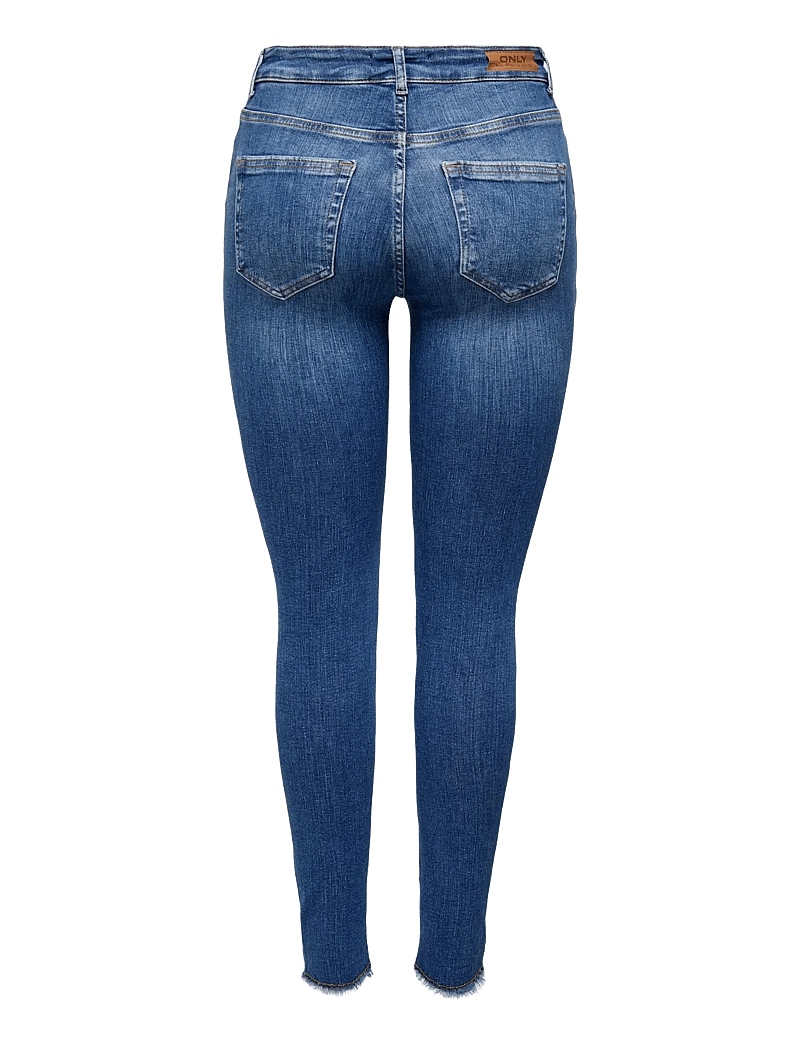 ONLY - ONLBLUSH MID SK ANK RW DNM REA1319 NOOS - skinny jeans - medium blue denim - 2