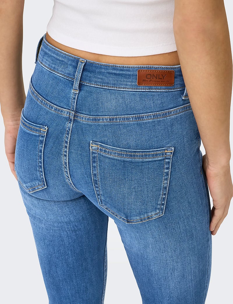 ONLY - ONLBLUSH MID SK ANK RW DNM REA1319 NOOS - skinny jeans - medium blue denim - 5