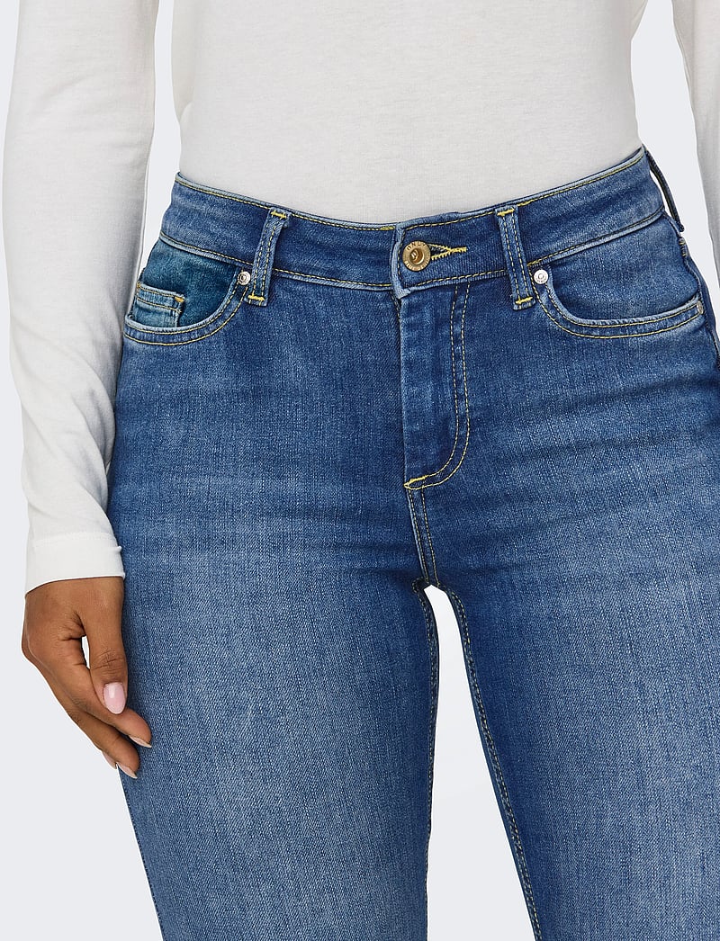 ONLY - ONLBLUSH MID SK ANK RW DNM REA1319 NOOS - skinny jeans - medium blue denim - 5