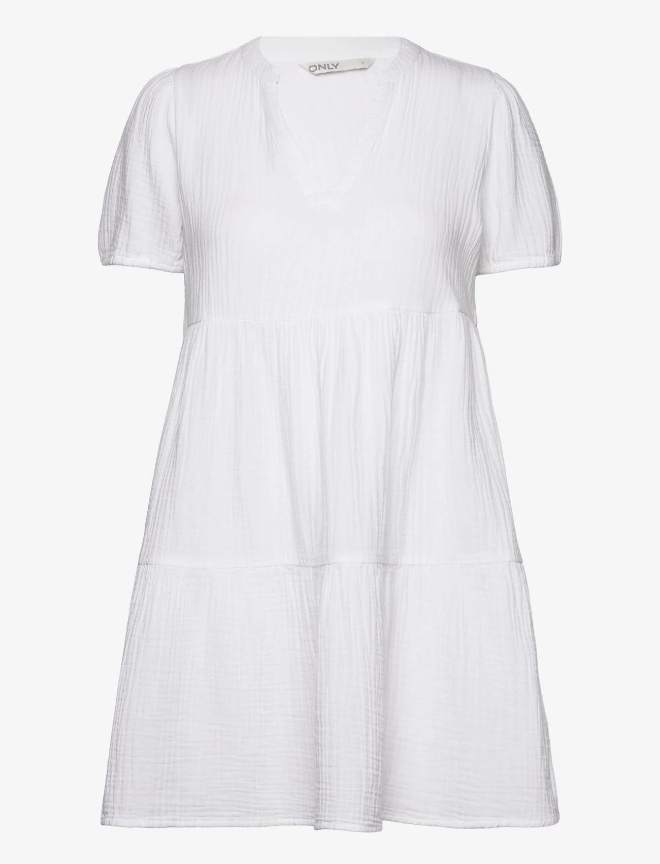 ONLY - ONLNORA S/S LOOSE DRESS PTM - die niedrigsten preise - bright white - 0