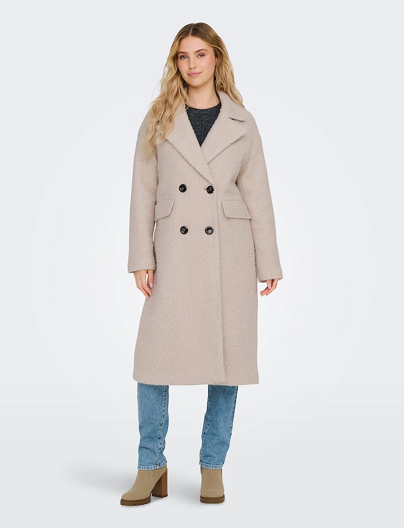 ONLY - ONLVALERIA PIPER COAT OTW CC - kappor - pumice stone - 0