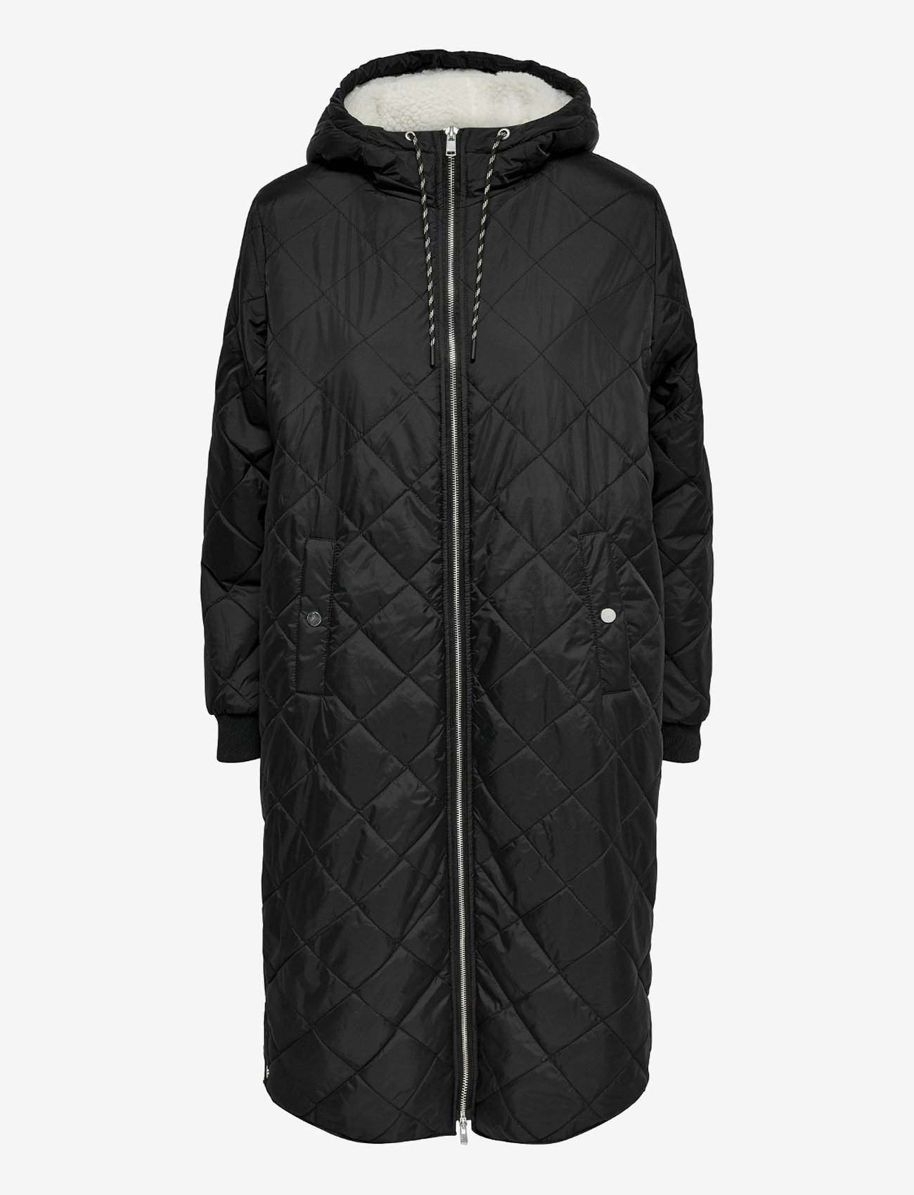 ONLY - ONLNEWSANDY QUILT COAT CC OTW - dunfrakker - black - 0