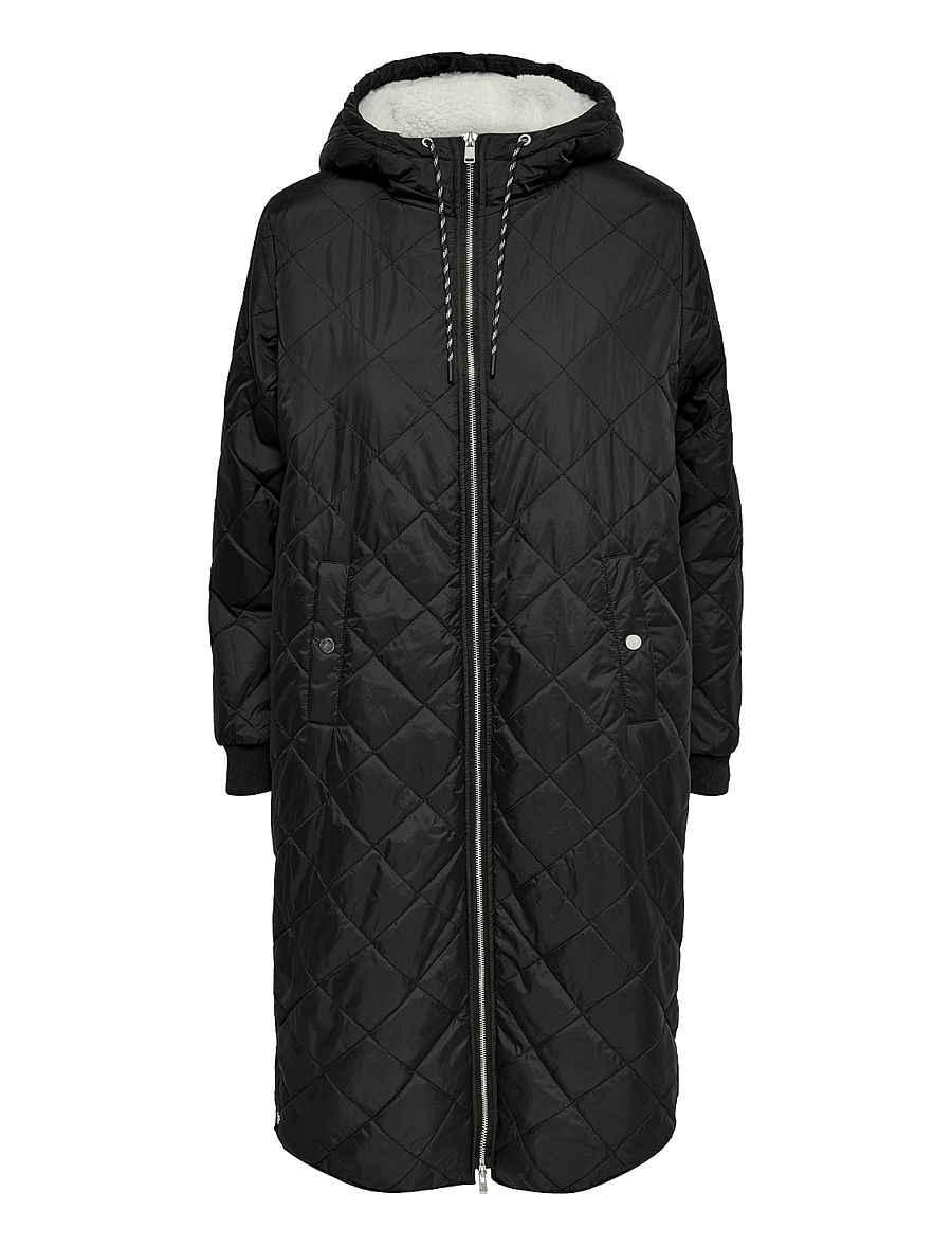ONLY - ONLNEWSANDY QUILT COAT CC OTW - winterjacken - black - 0