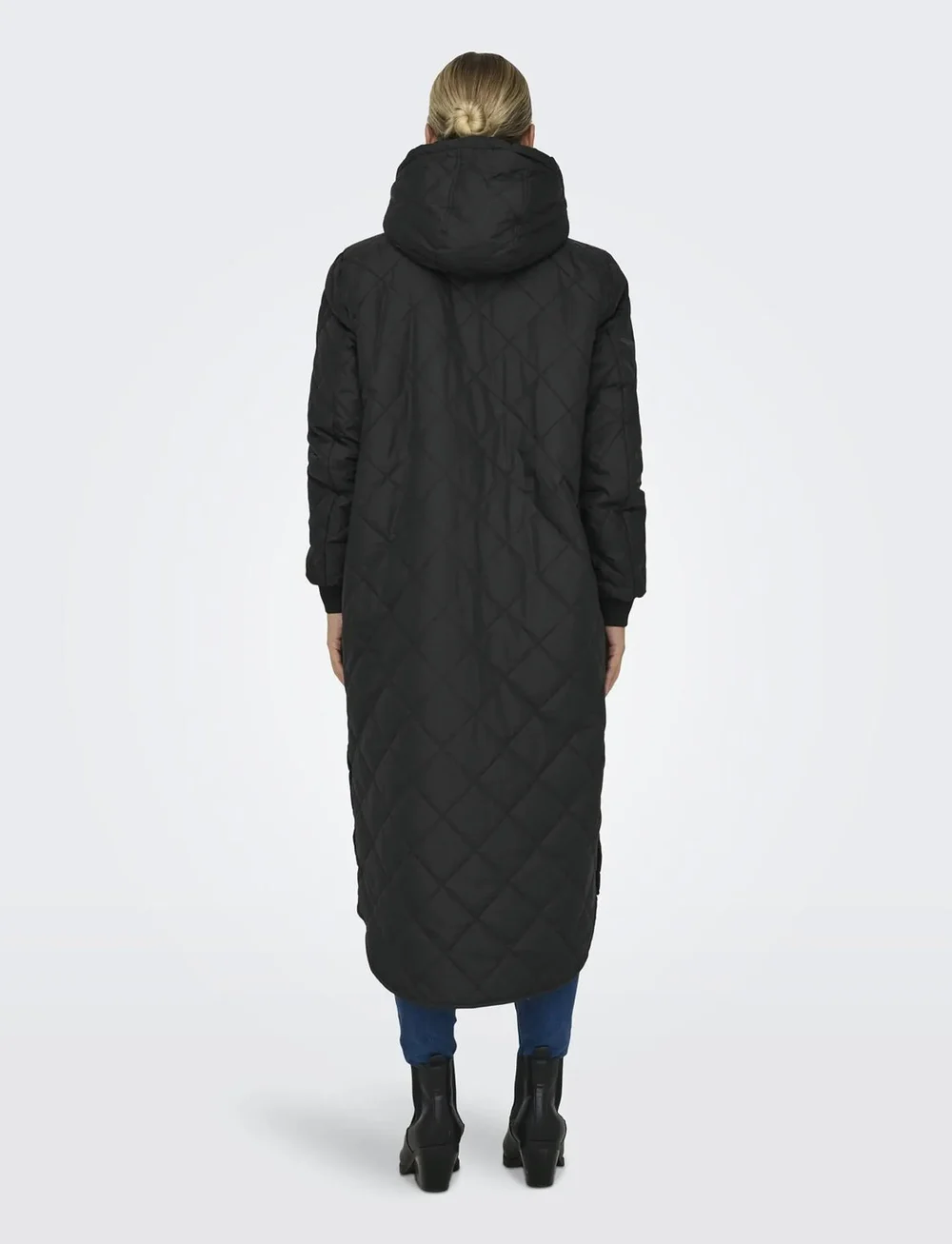 ONLY - ONLNEWSANDY QUILT COAT CC OTW - wyściełane płaszcze - black - 4
