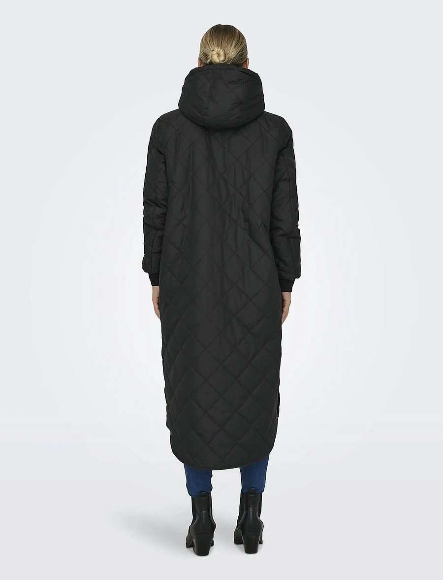 ONLY - ONLNEWSANDY QUILT COAT CC OTW - winterjacken - black - 2
