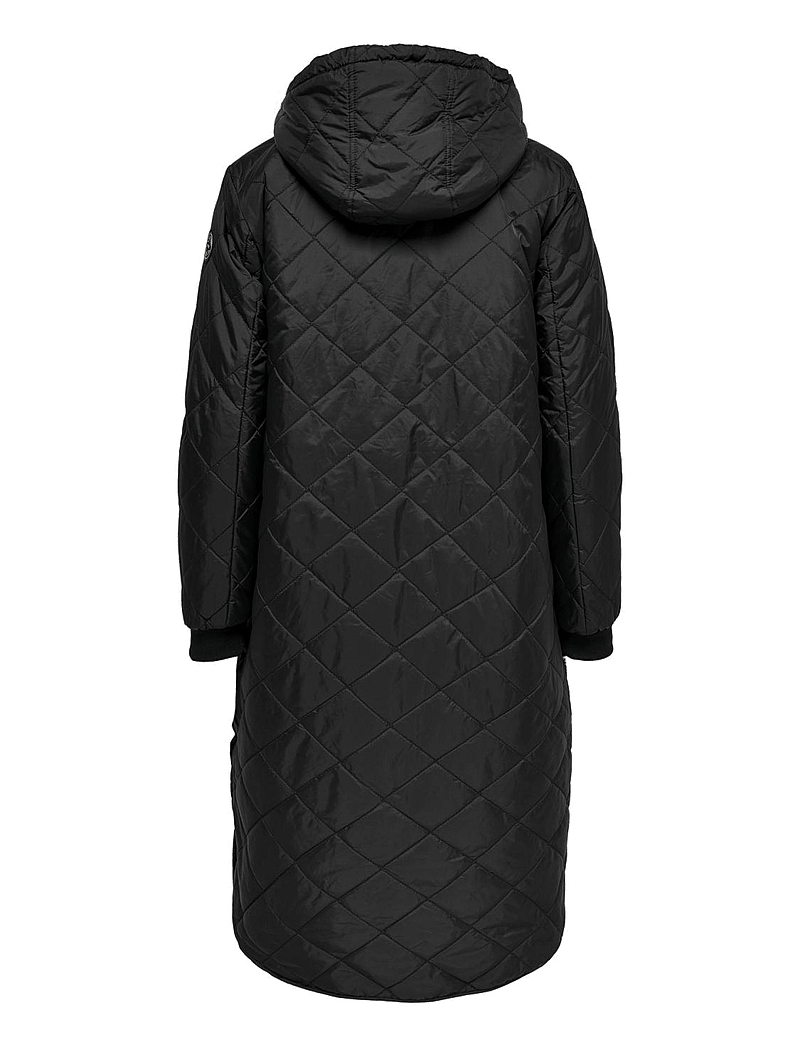 ONLY - ONLNEWSANDY QUILT COAT CC OTW - dunfrakker - black - 4