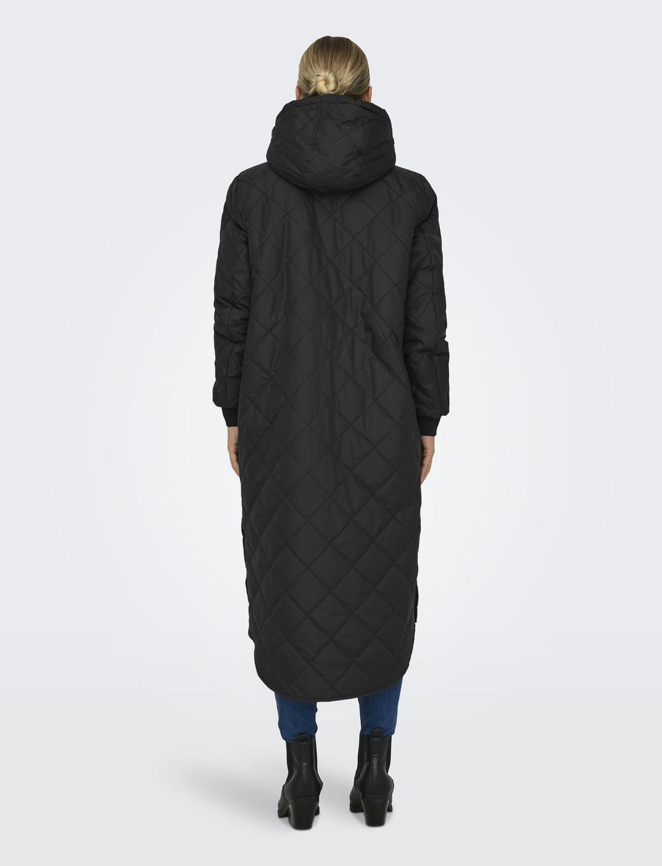 ONLY - ONLNEWSANDY QUILT COAT CC OTW - dunfrakker - black - 5