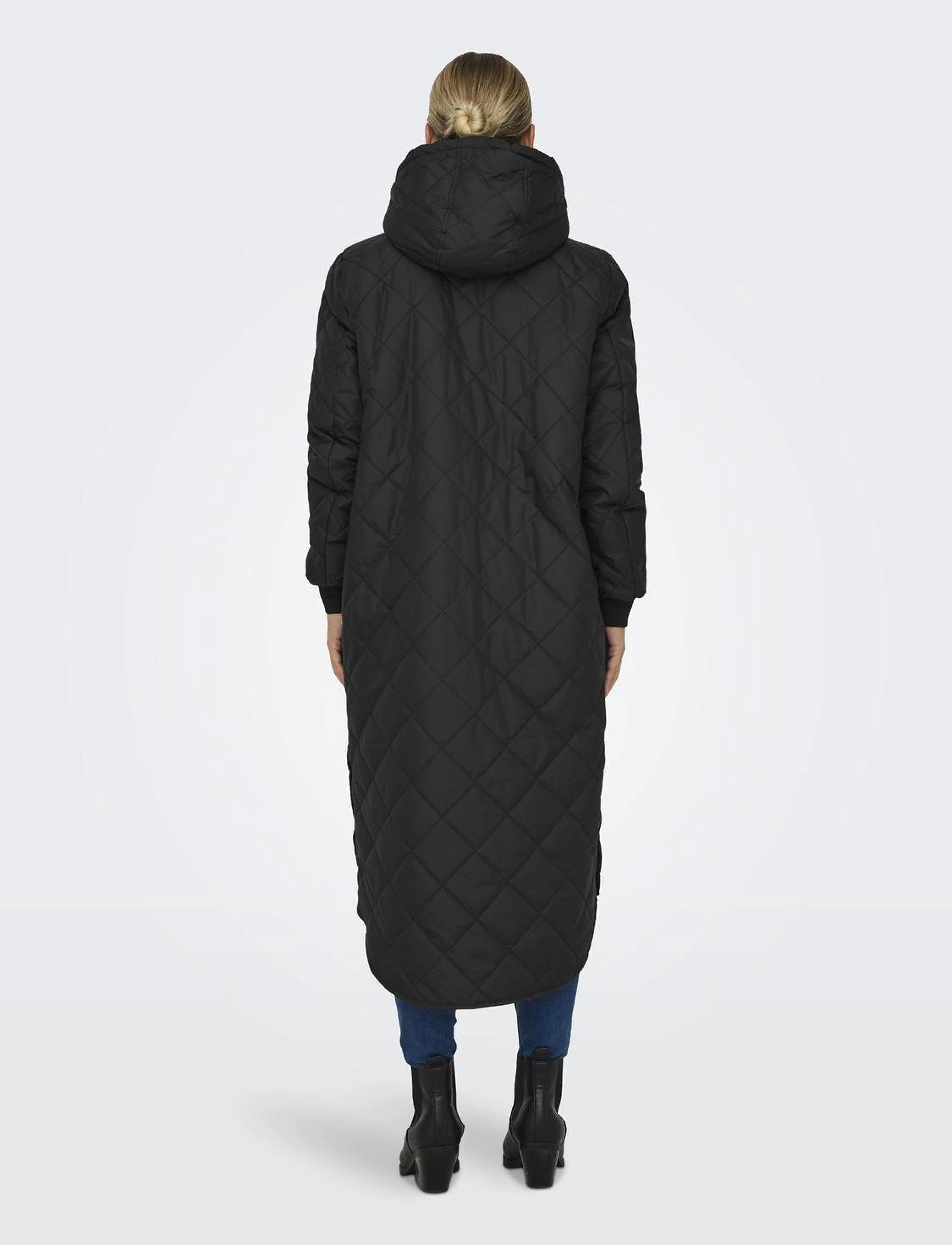 ONLY - ONLNEWSANDY QUILT COAT CC OTW - winterjacken - black - 5