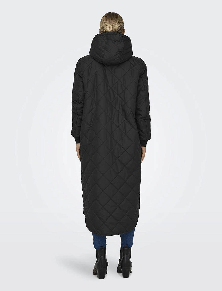ONLY - ONLNEWSANDY QUILT COAT CC OTW - winterjacken - black - 5