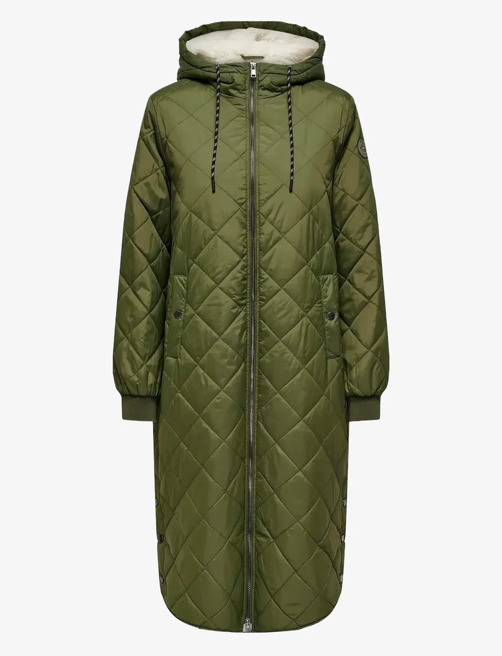 ONLY - ONLNEWSANDY QUILT COAT CC OTW - dunfrakker - winter moss - 0