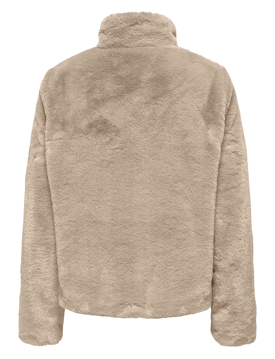 ONLY - ONLNEWVIDA LIFE FAUX FUR JACKET OTW CC - humus - 2