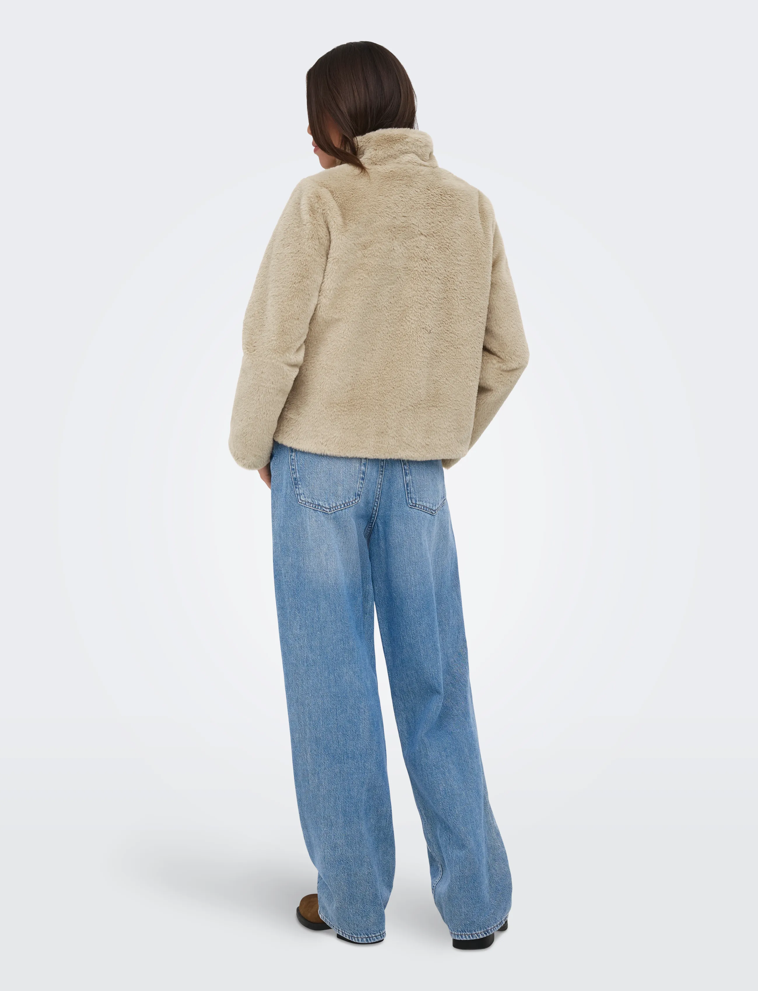ONLY - ONLNEWVIDA FAUX FUR JACKET OTW CC - humus - 3