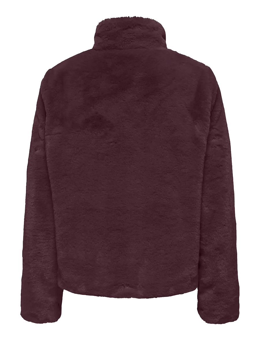 ONLY - ONLNEWVIDA FAUX FUR JACKET OTW CC - winetasting - 1