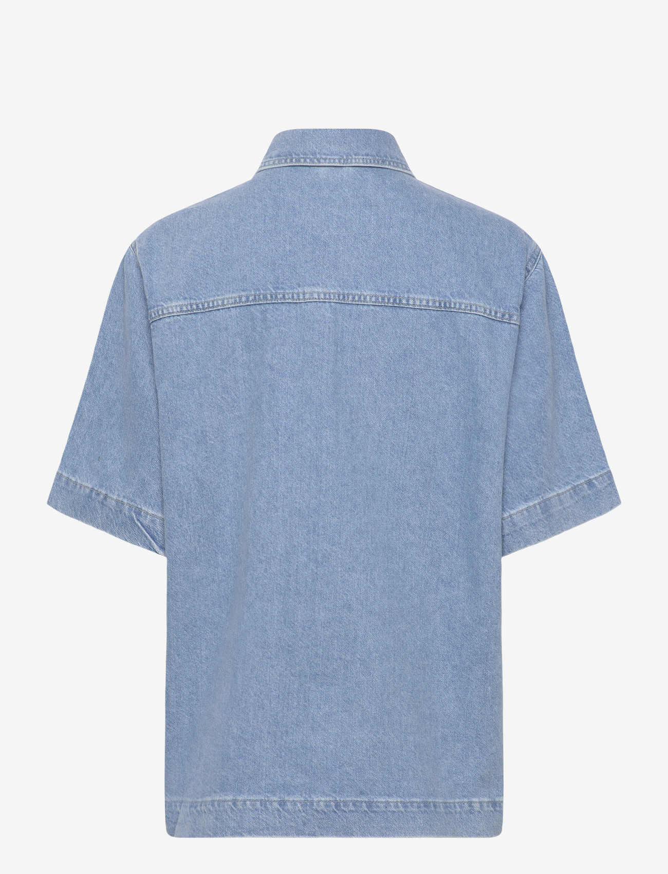ONLY - ONLSOPHIE OVERSIZE S/S DNM SHIRT - denimskjorter - light blue denim - 1
