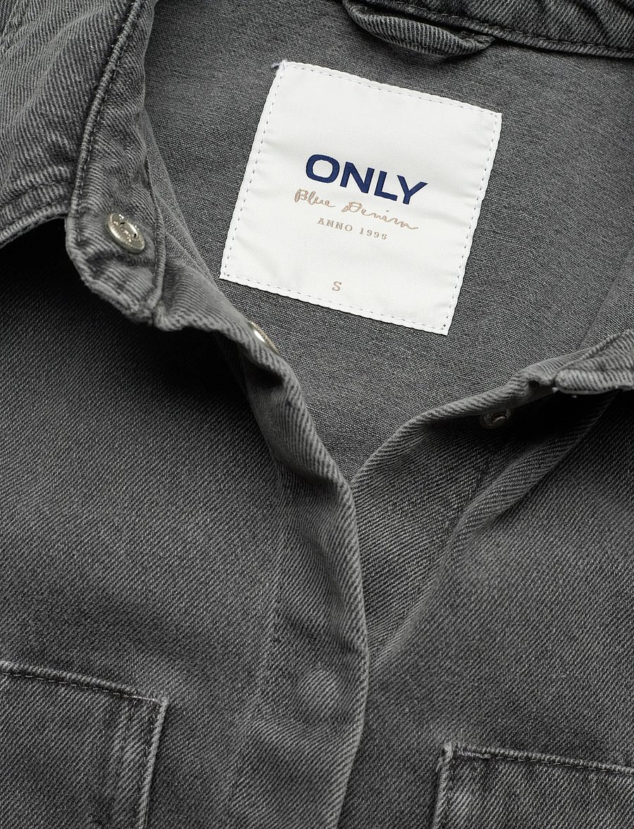 ONLY - ONLSOPHIE OVERSIZE S/S DNM SHIRT - jeanshemden - medium grey denim - 2
