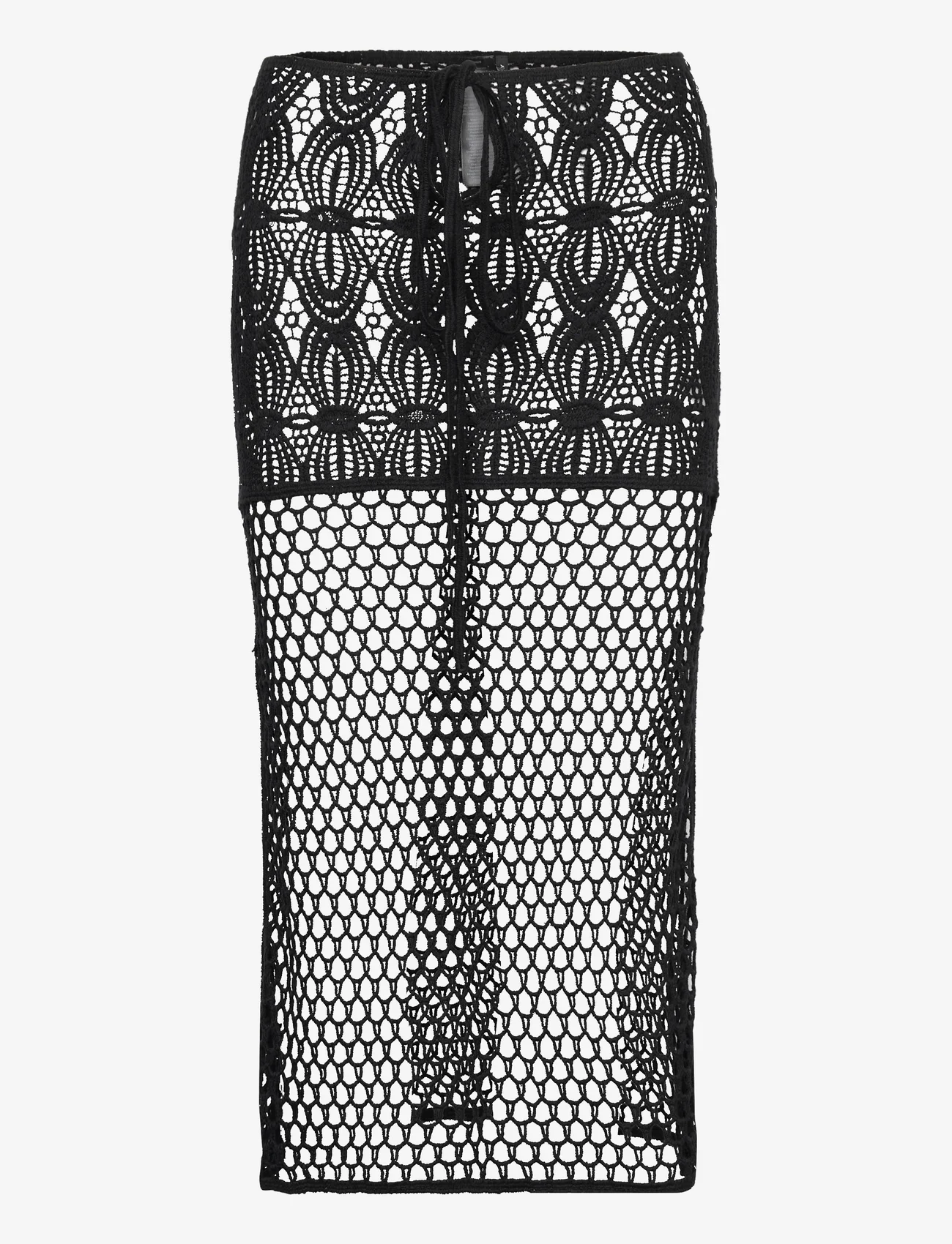 ONLY - ONLFLORENCE CROCHET SKIRT - knitted skirts - black - 0