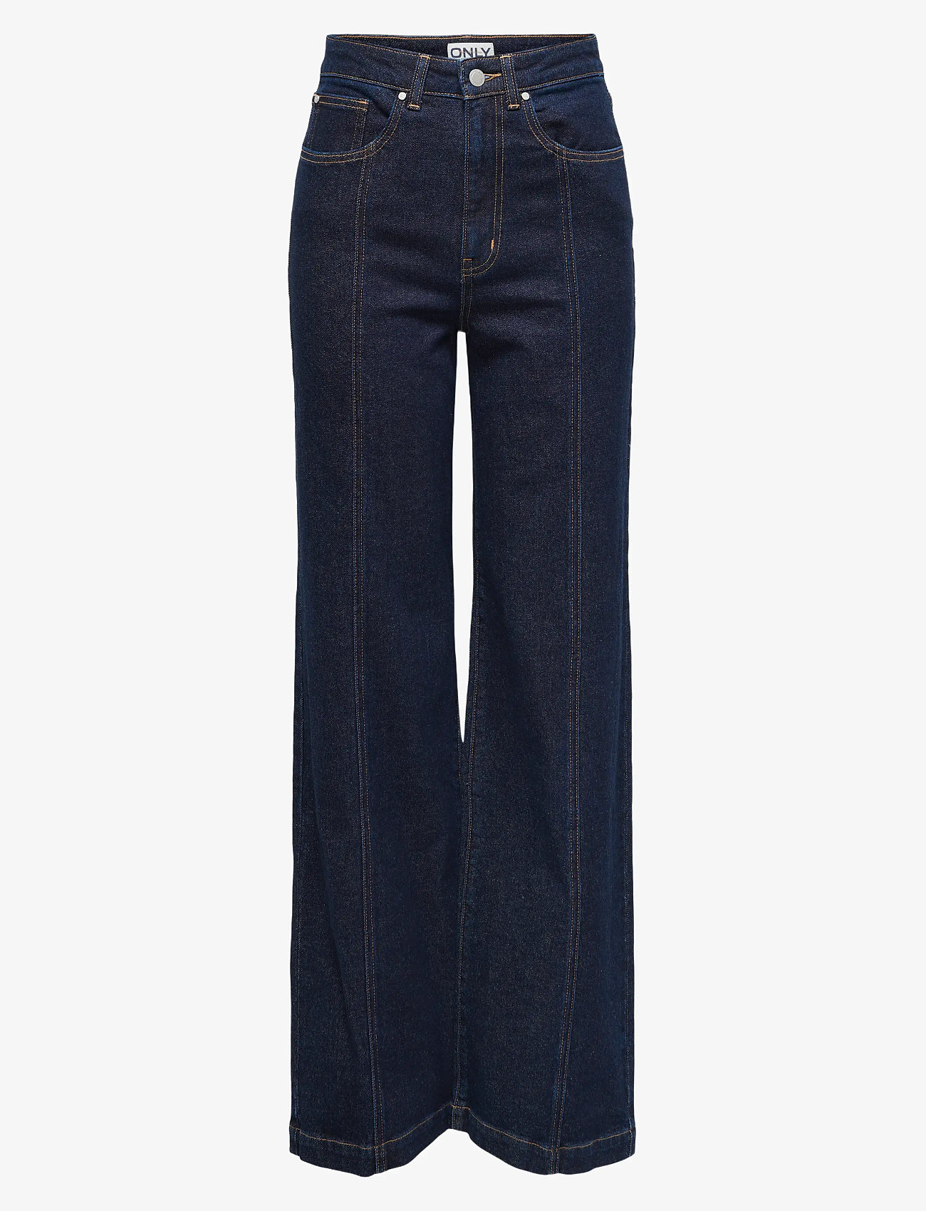 ONLY - ONLHOPE HW WIDE DNM MAE1288 - laia säärega teksad - dark blue denim - 0