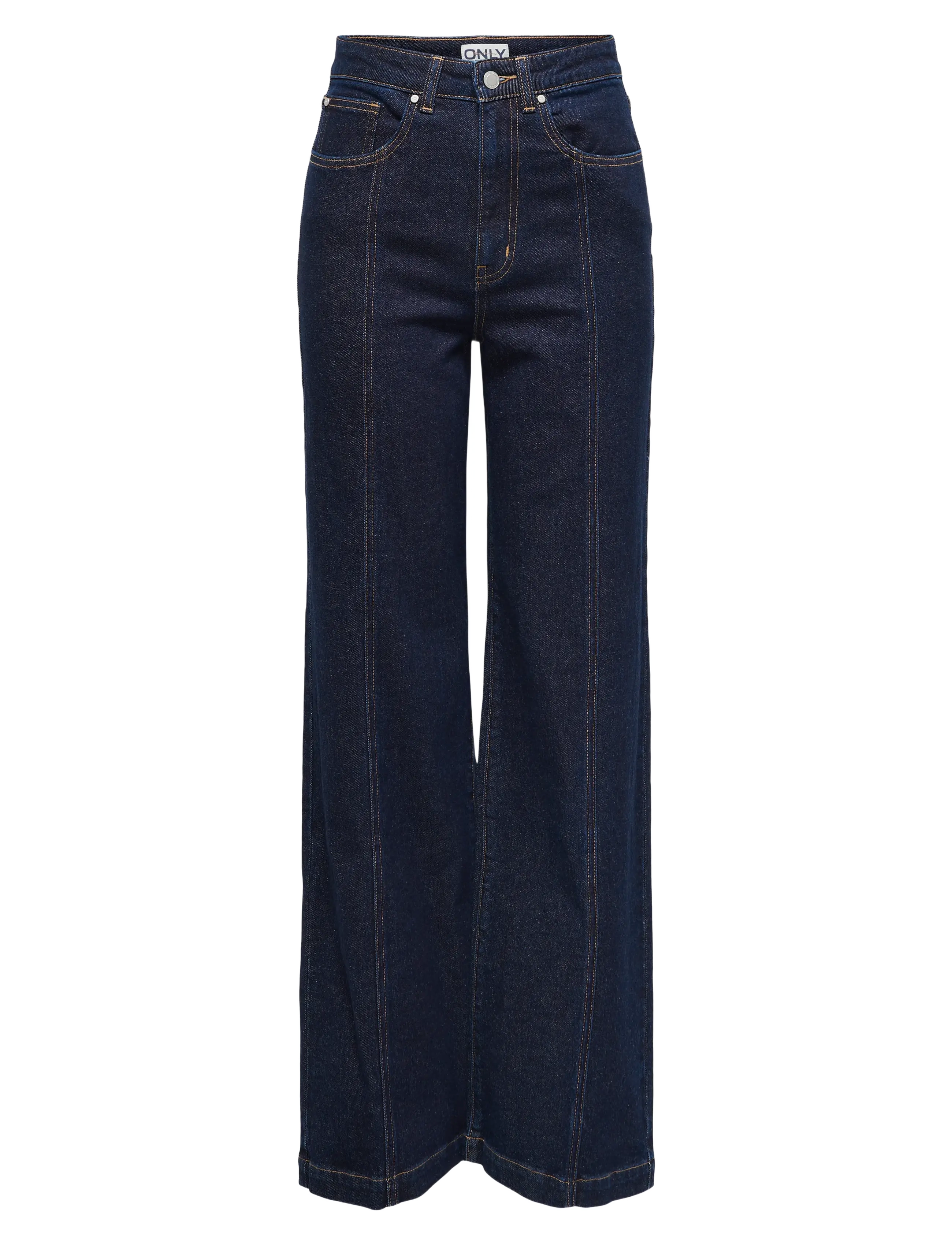 ONLY ONLHOPE HW WIDE DNM MAE1288 - Jeans - DARK BLUE DENIM / navy
