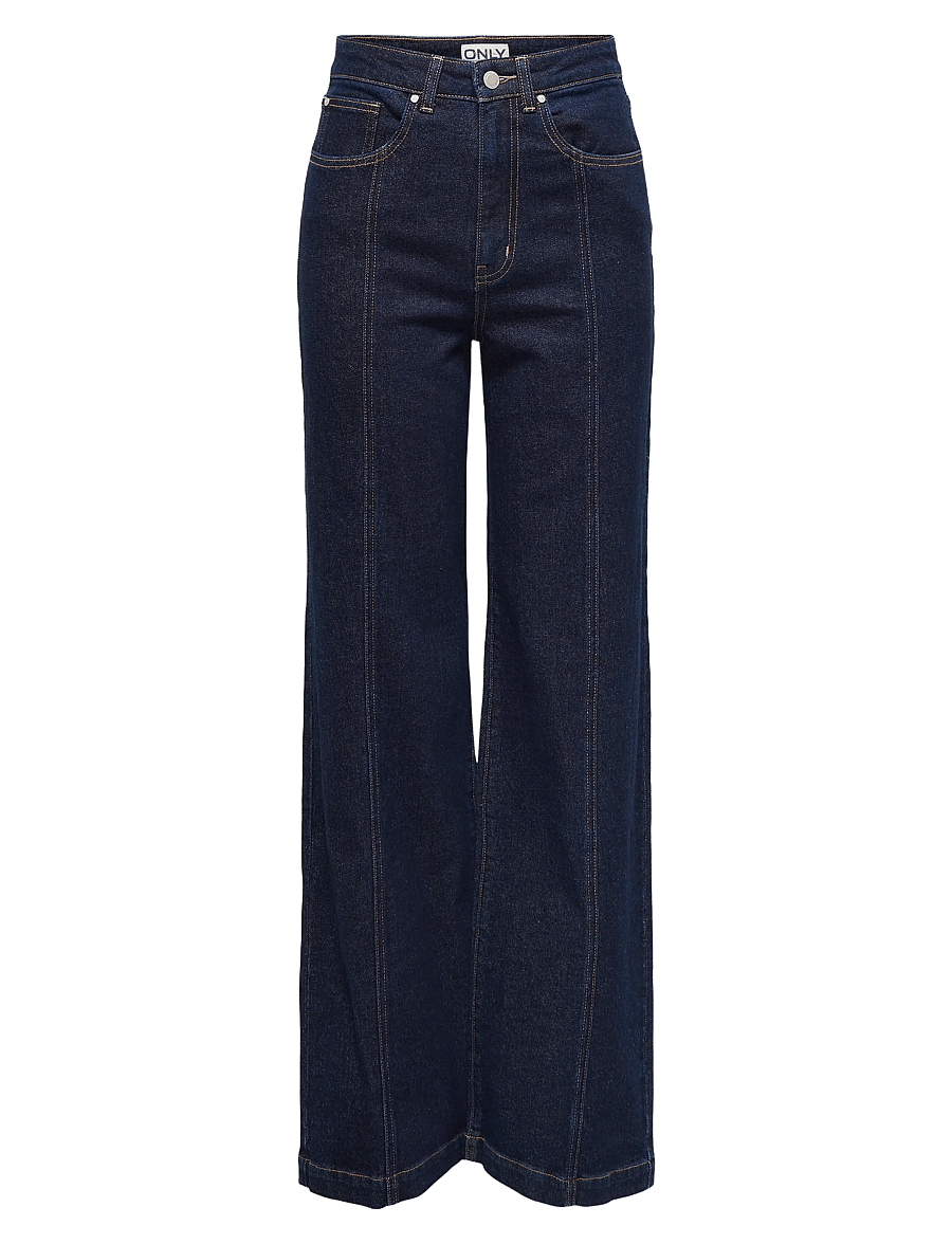 ONLY - ONLHOPE HW WIDE DNM MAE1288 - brede jeans - dark blue denim - 1