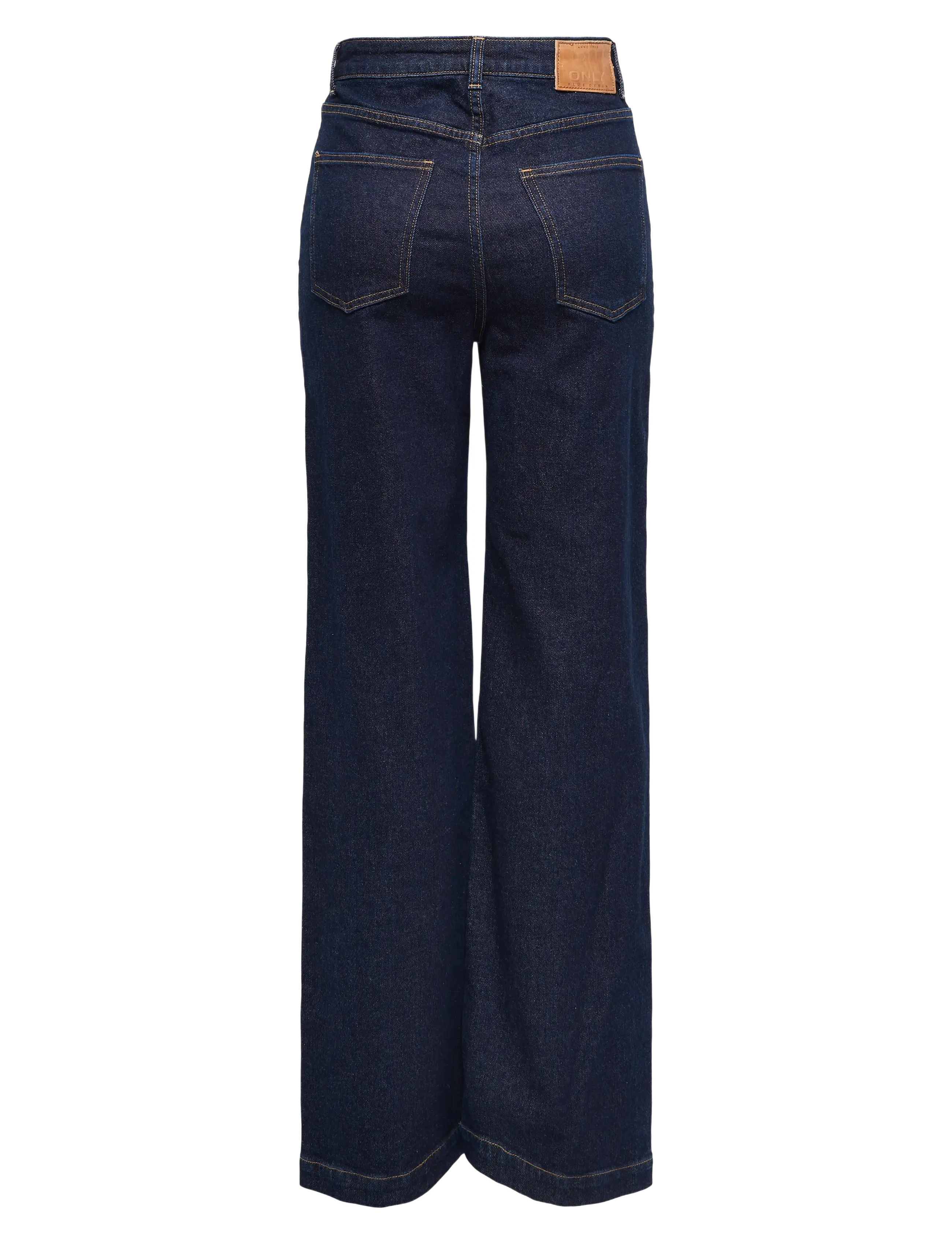 ONLY - ONLHOPE HW WIDE DNM MAE1288 - vide jeans - dark blue denim - 2
