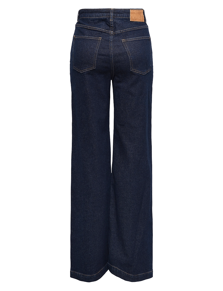 ONLY - ONLHOPE HW WIDE DNM MAE1288 - brede jeans - dark blue denim - 2